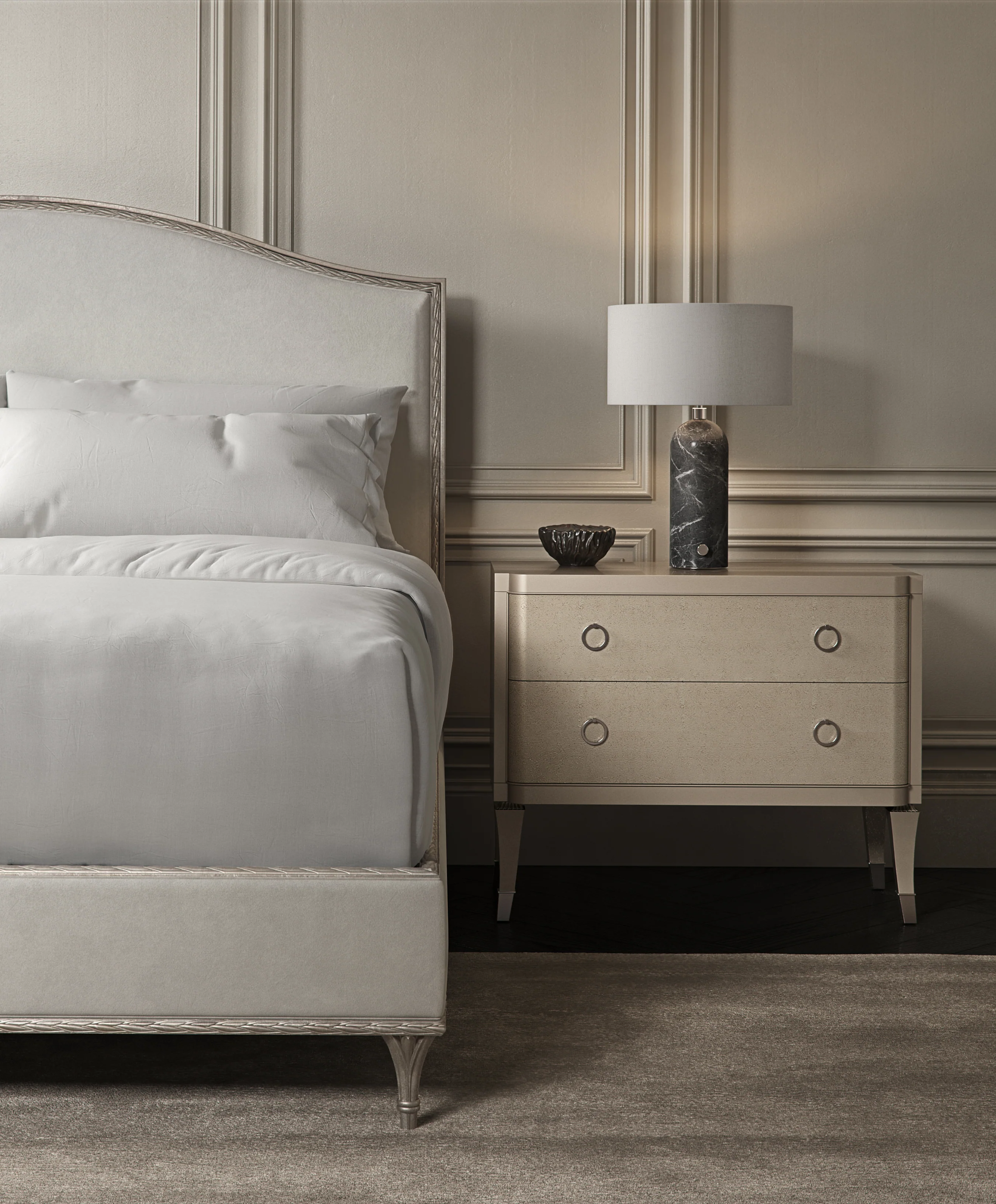 Caracole Fontainebleau Platform Bed - Image 3