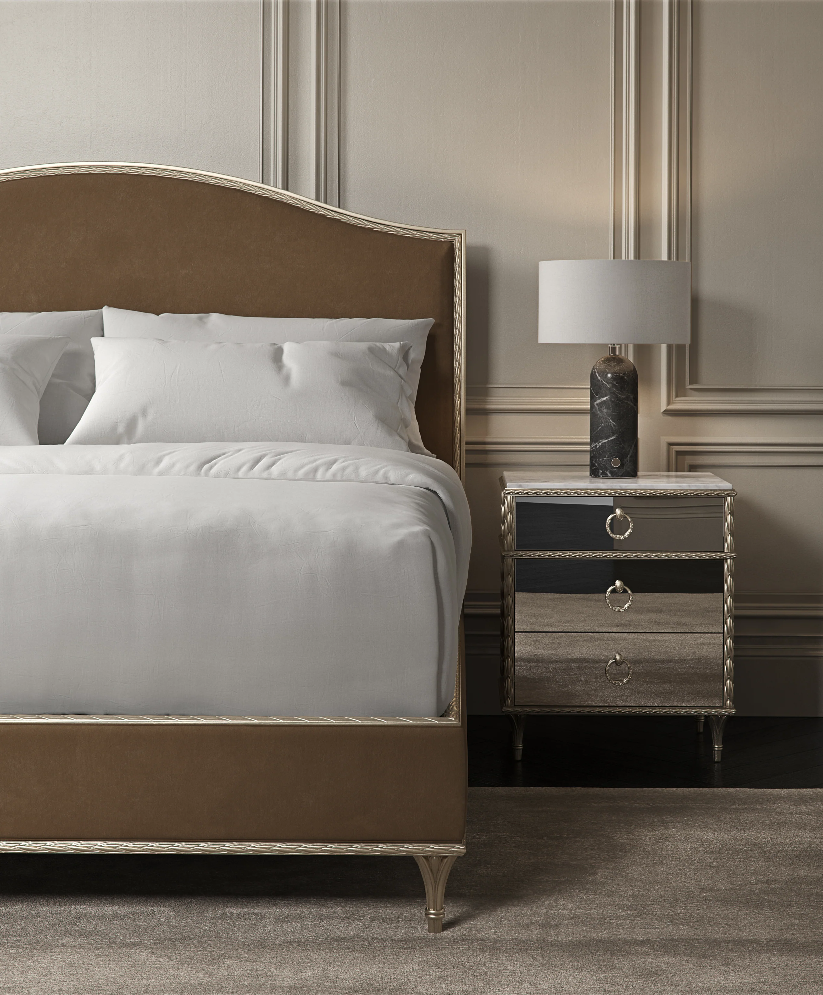 Caracole Fontainebleau Platform Bed - Image 7
