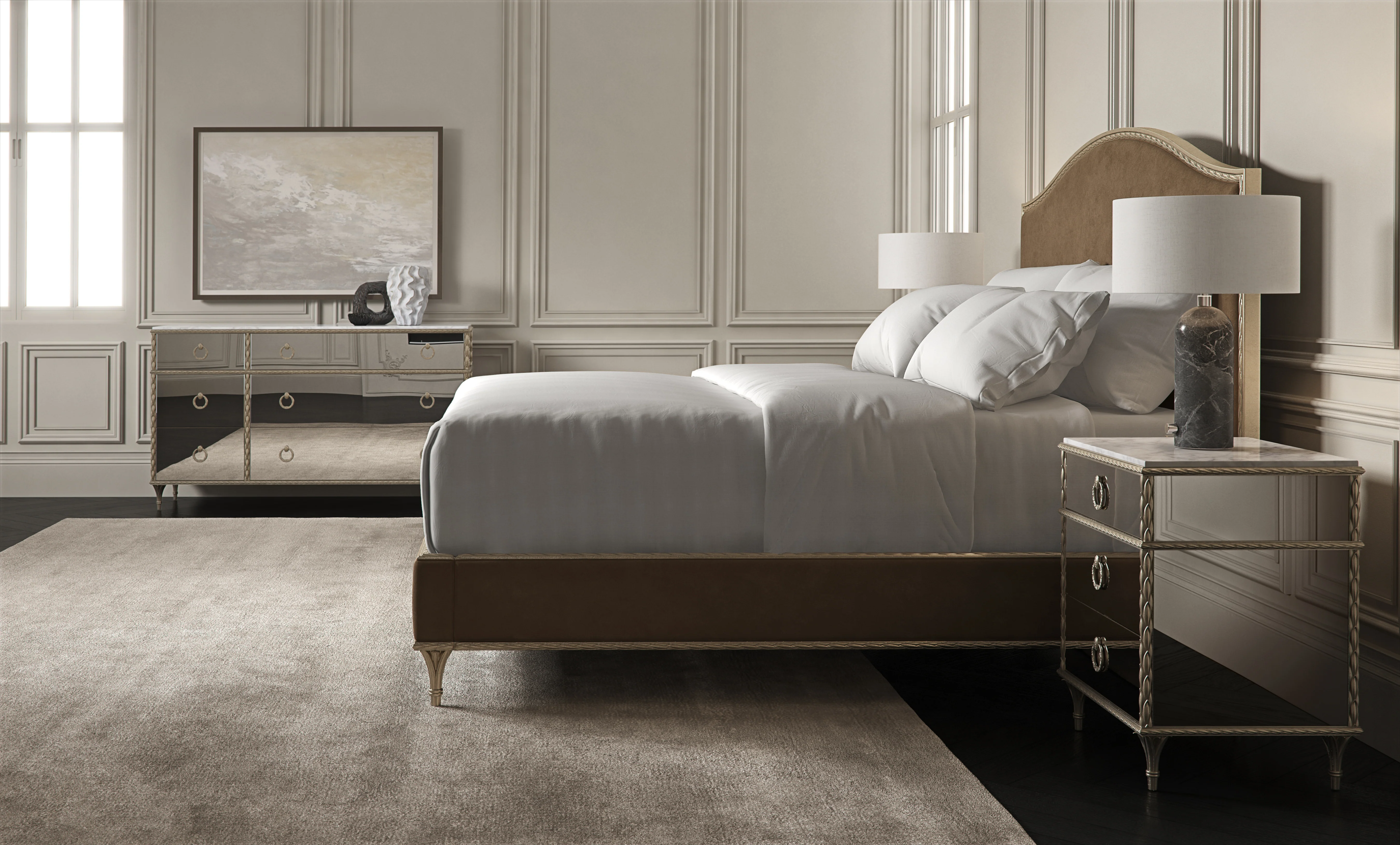 Caracole Fontainebleau Platform Bed - Image 8