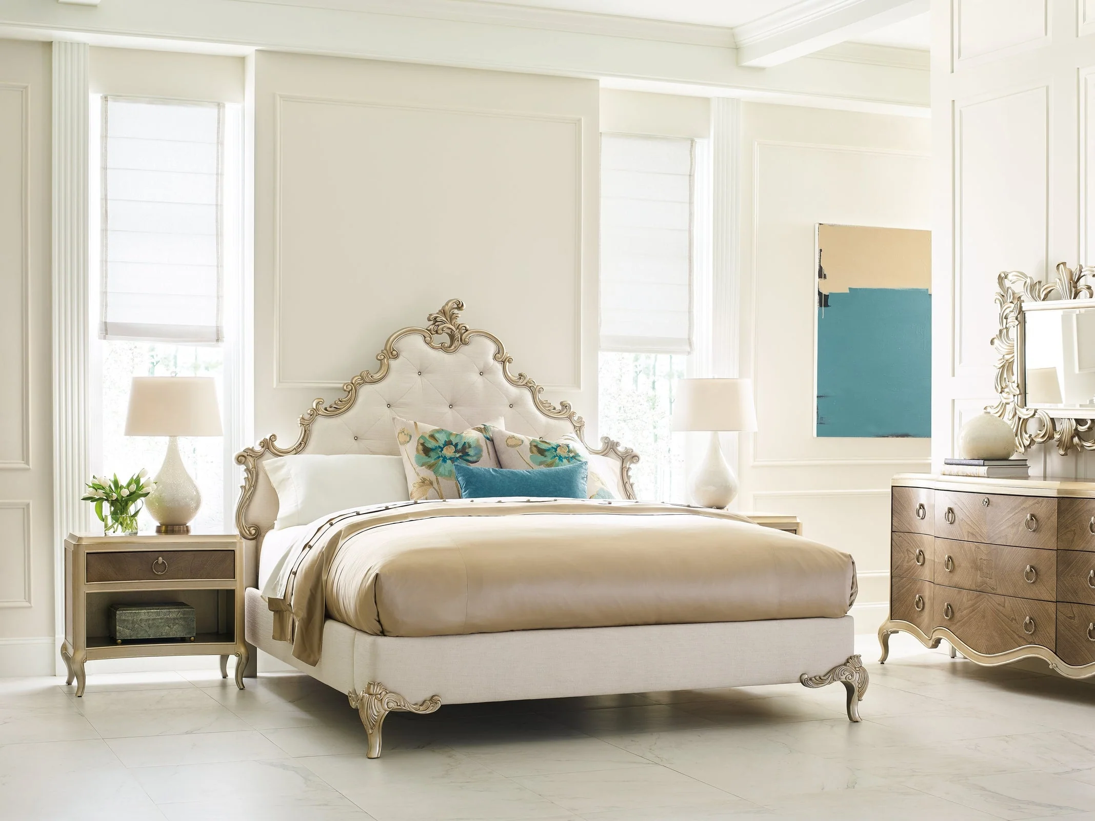Caracole Compositions Fontainebleau Triple Dresser Clearance - Image 4