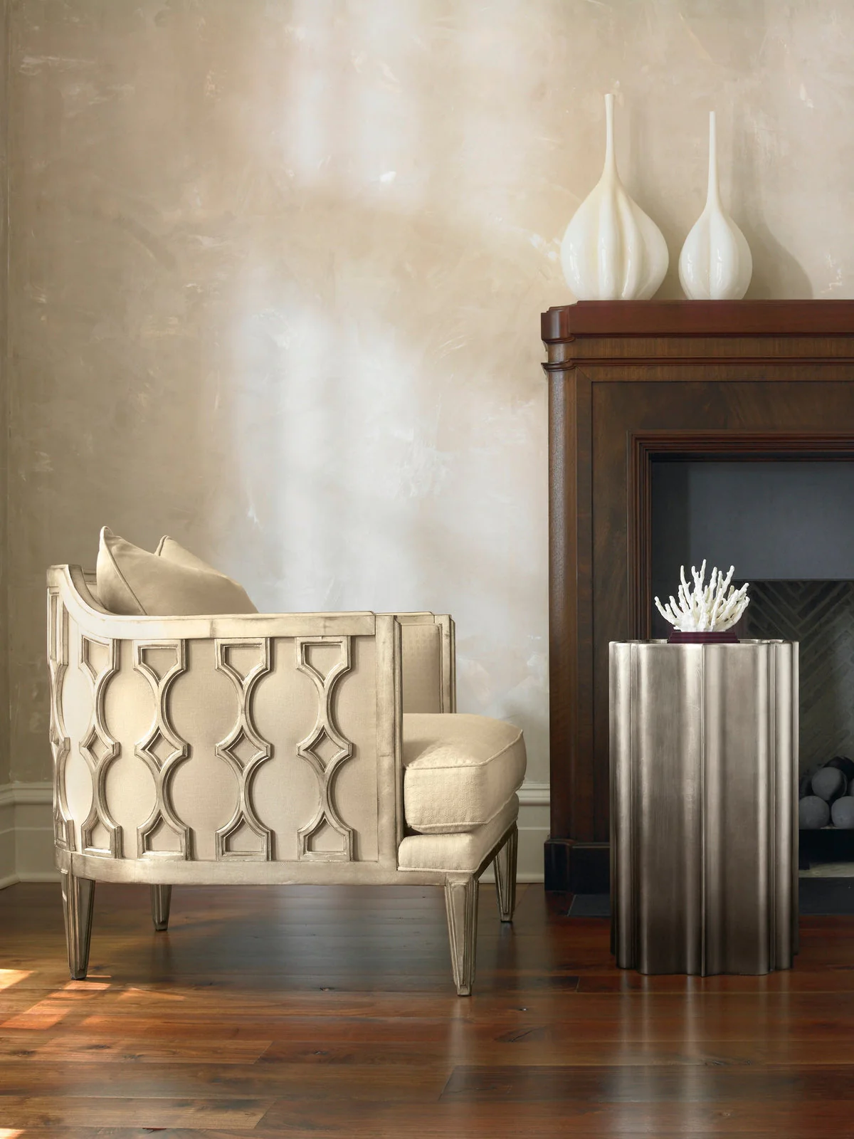 Caracole Gold Is Up Side Table INV - Image 3