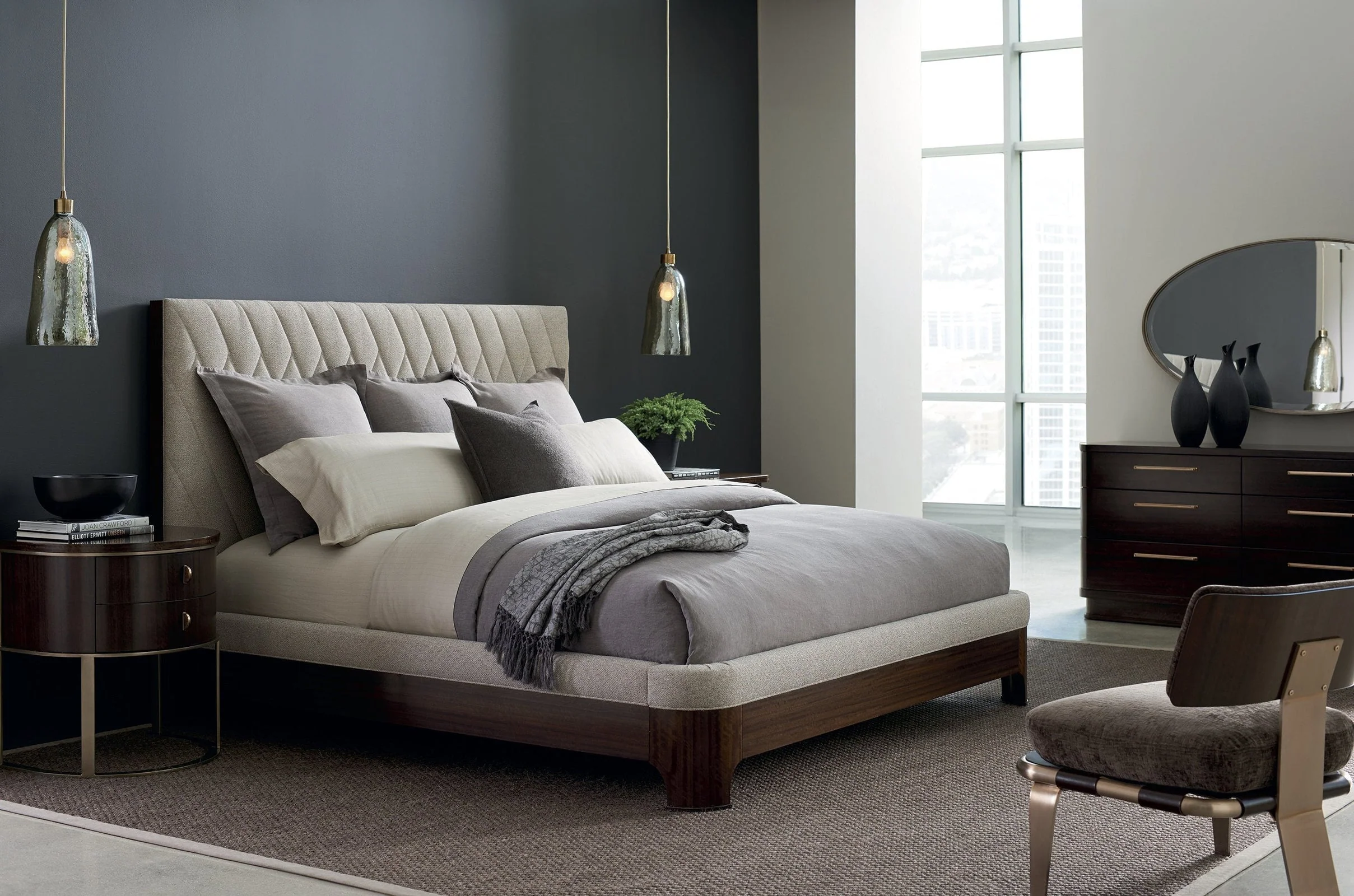 Caracole Streamline Half Moon Nightstand - Image 4