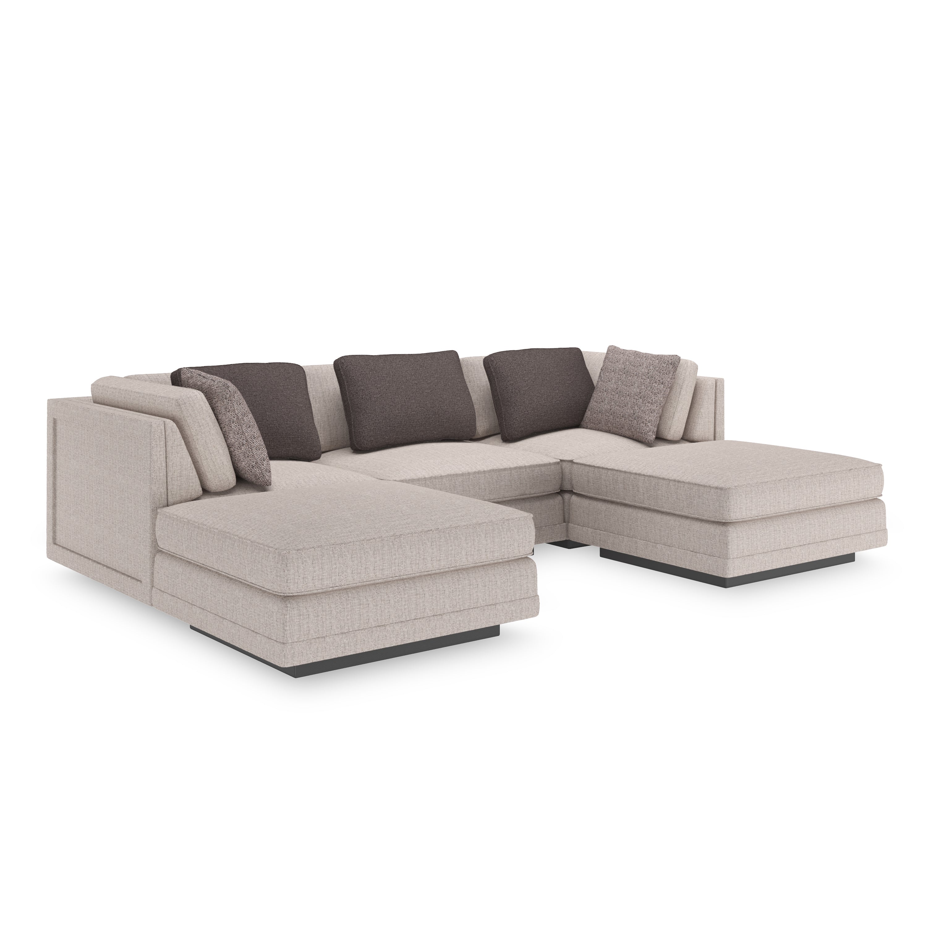 Caracole Modern Fusion Armless Chair - Image 4