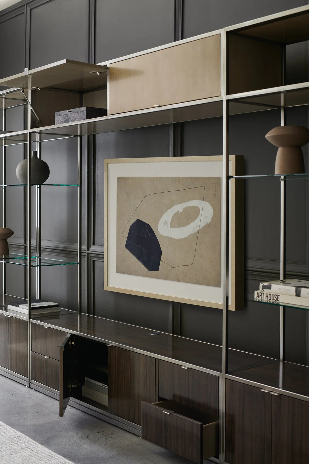 Caracole Modern La Moda Bookcase - Image 7
