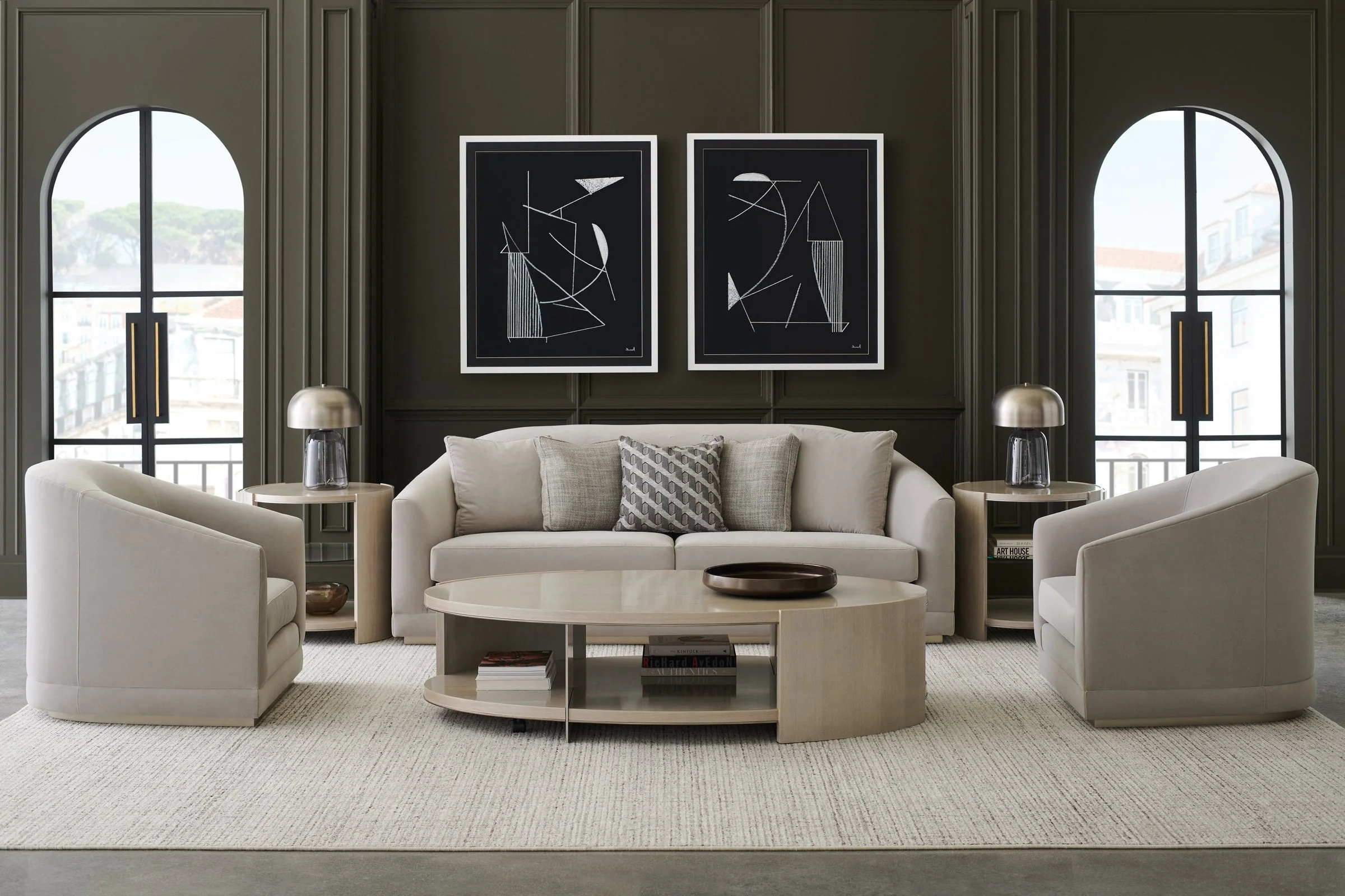 Caracole Modern La Moda Da Vita Round End Table - Image 4