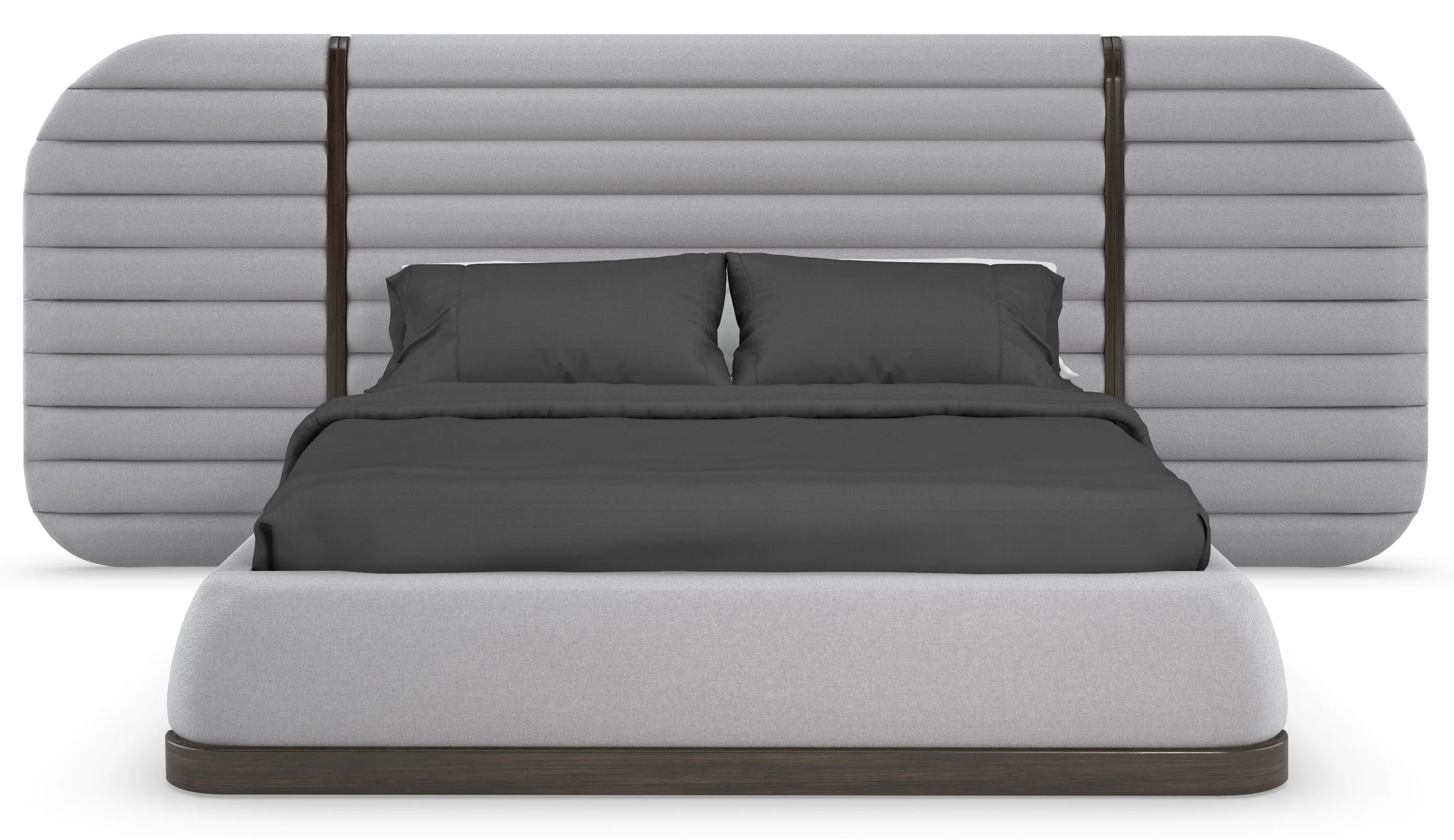Caracole Modern La Moda Uph King Panel Bed - Image 12