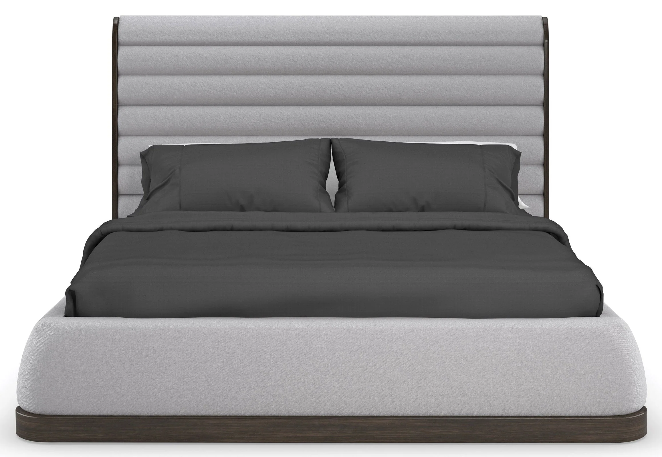 Caracole Modern La Moda Uph King Panel Bed - Image 4