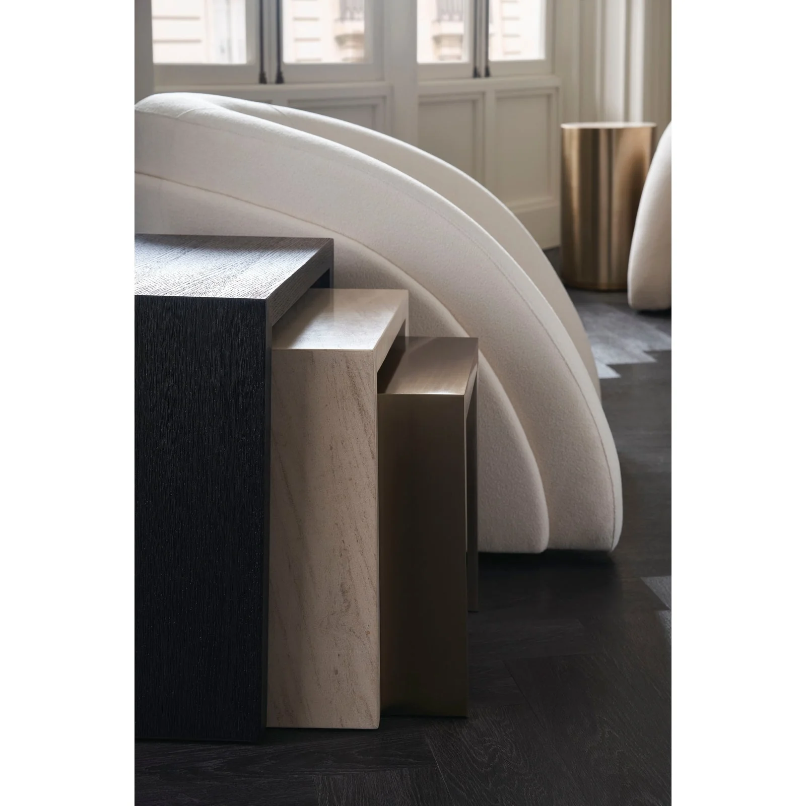 Caracole Modern Principles Contrast Nesting Tables - Image 3