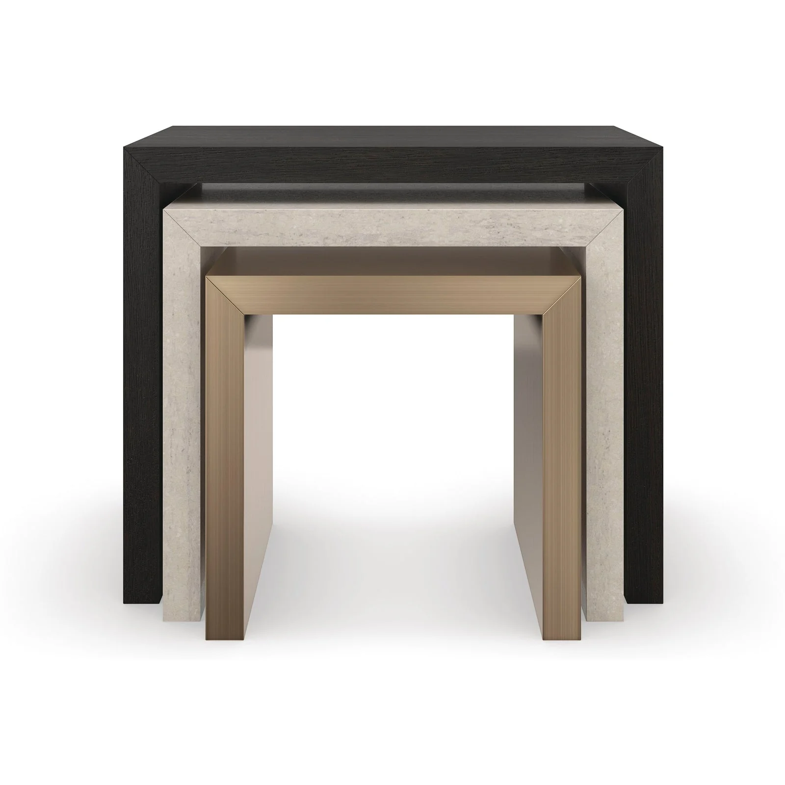 Caracole Modern Principles Contrast Nesting Tables - Image 5