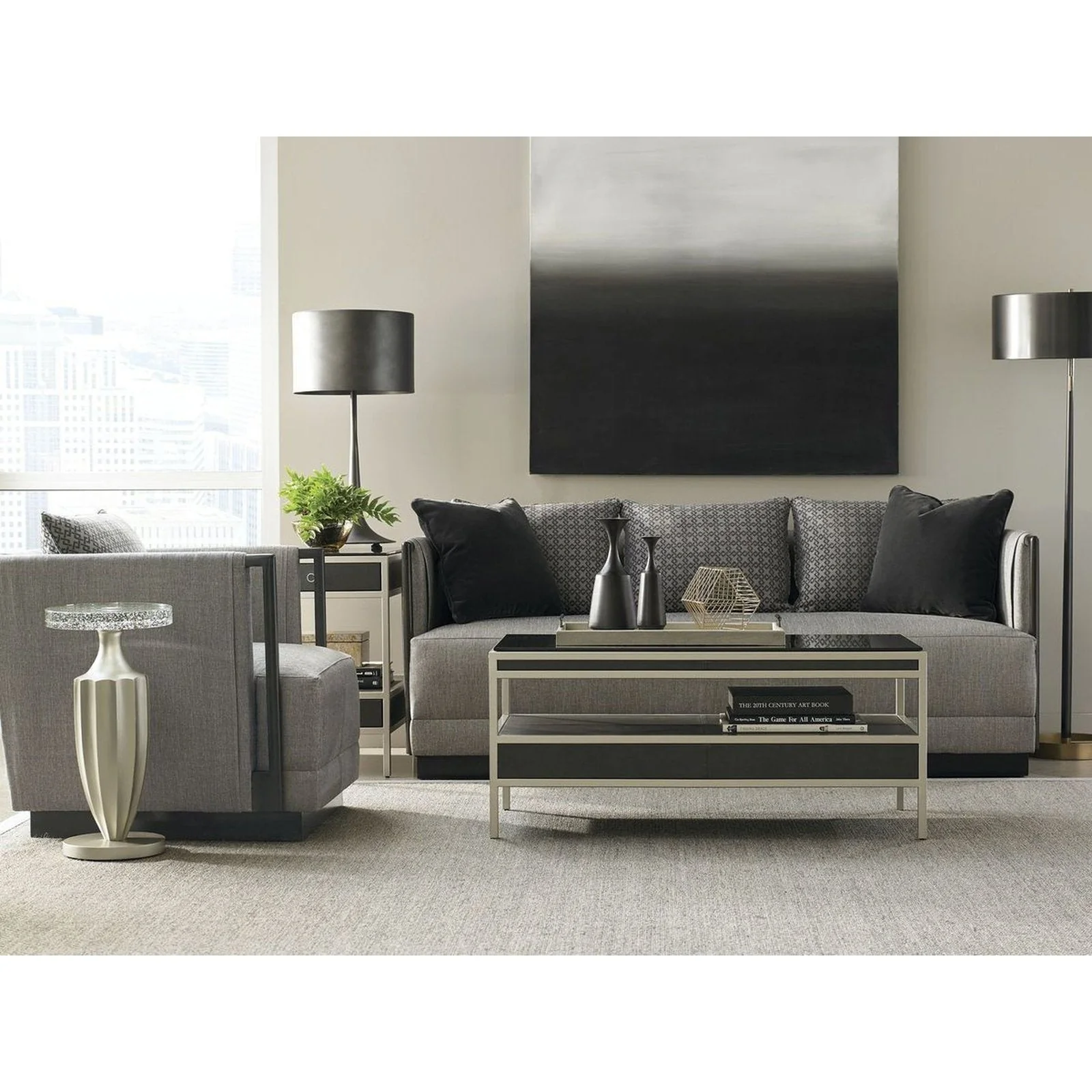 Caracole Uptown Just A Little Jazz Side Table Clearance - Image 4