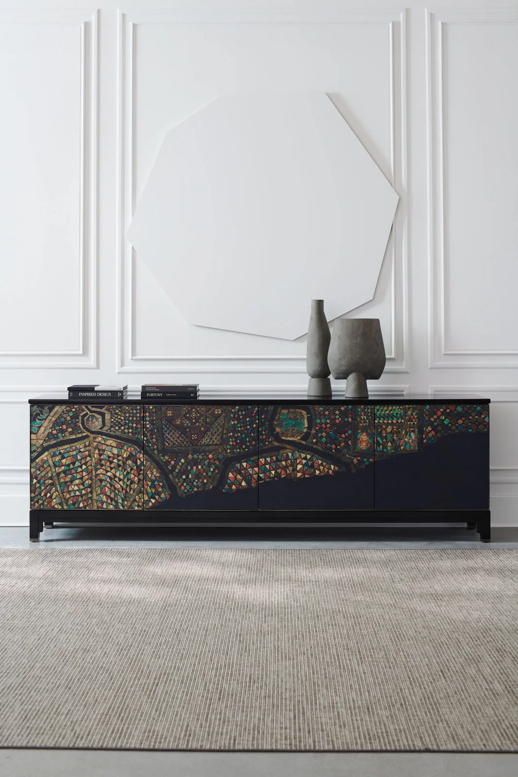 Caracole Mosaic Entertainment Console INV - Image 2