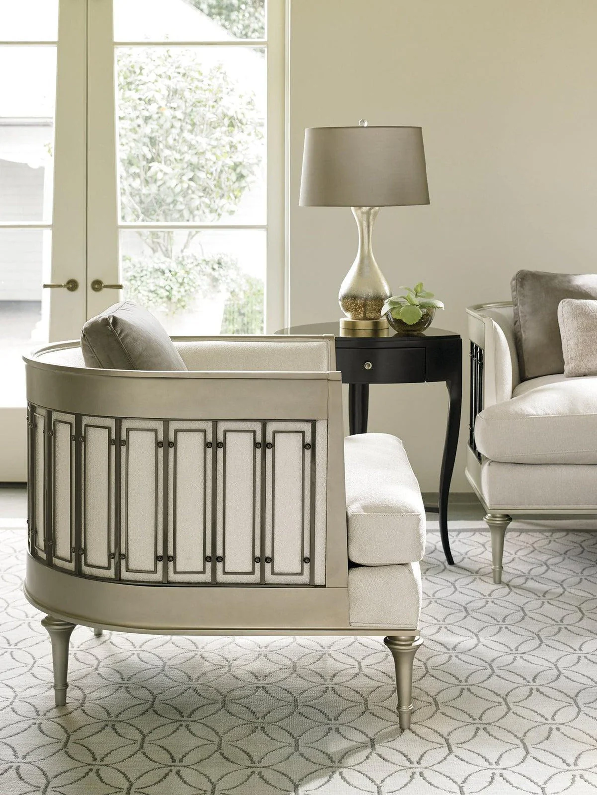 Caracole Upholstery Quit Your Metal-ing Sofa Clearance - Image 2
