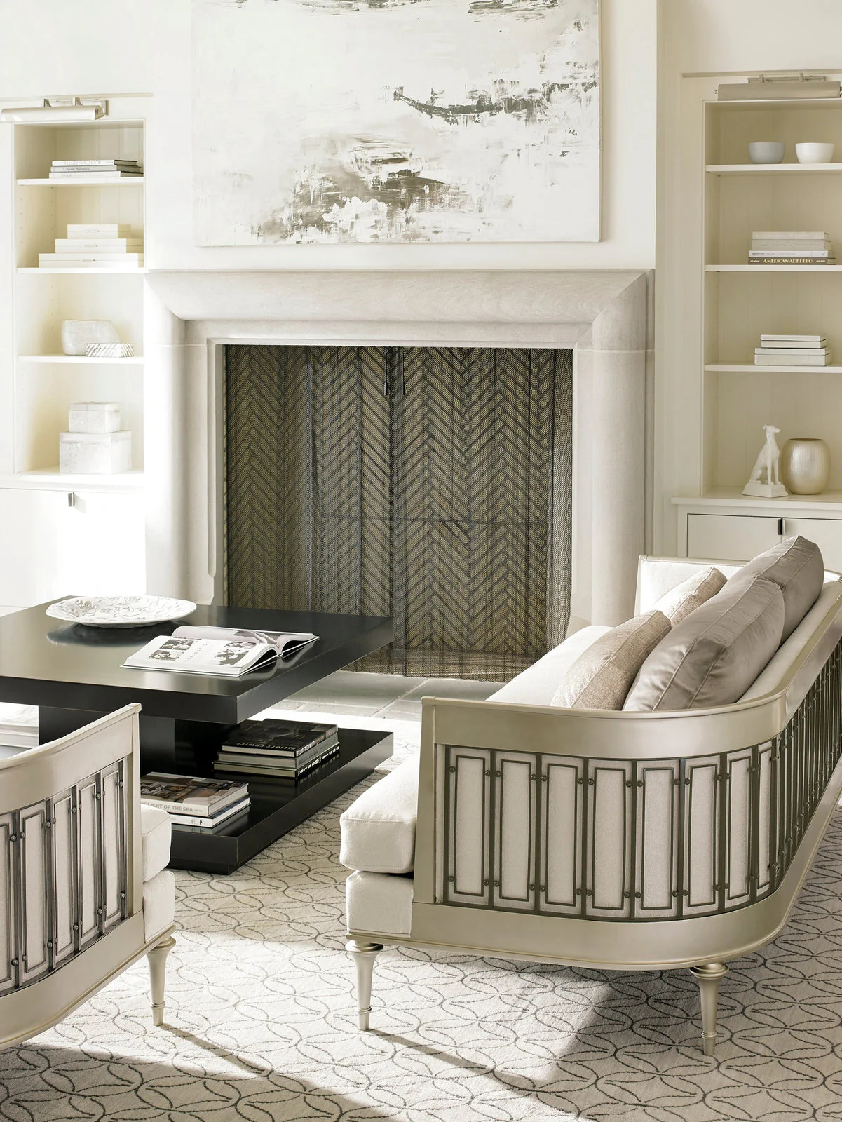 Caracole Upholstery Quit Your Metal-ing Sofa Clearance - Image 3