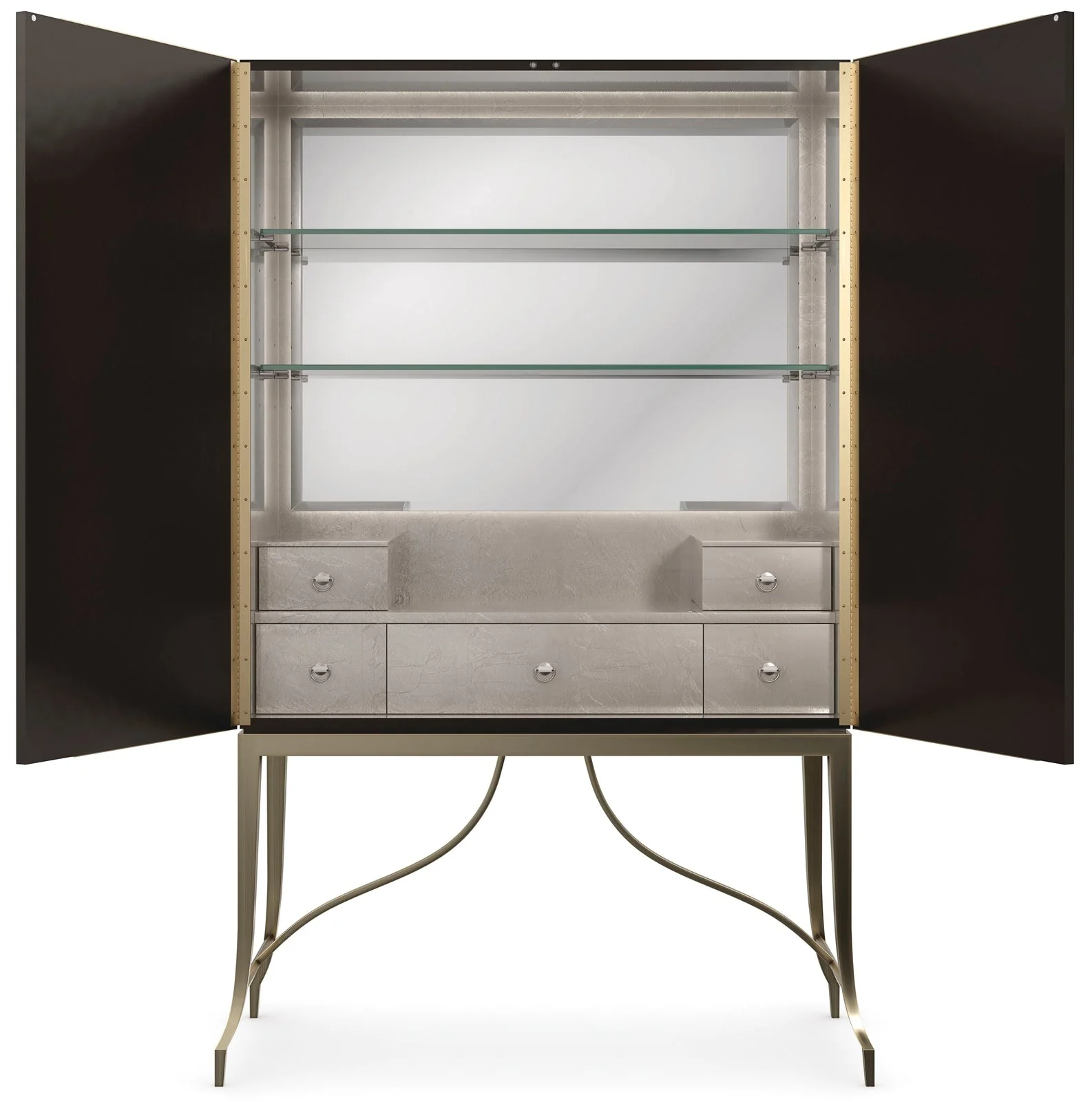 Caracole Signature Metropolitan Uptown Tall Cabinet Clearance - Image 7