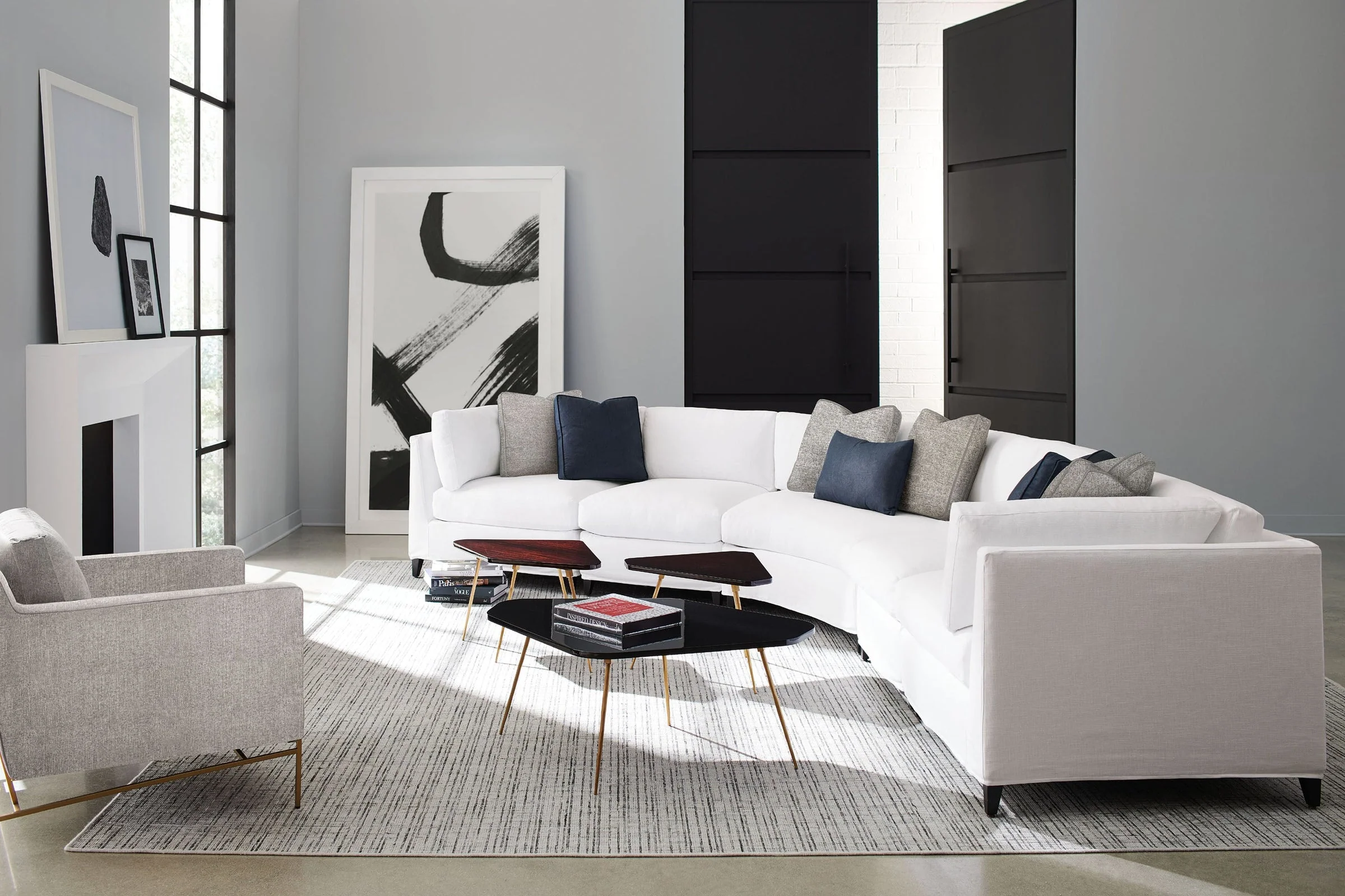 Caracole Signature Urban The Trilogy Side Table Open Box Item - Image 2