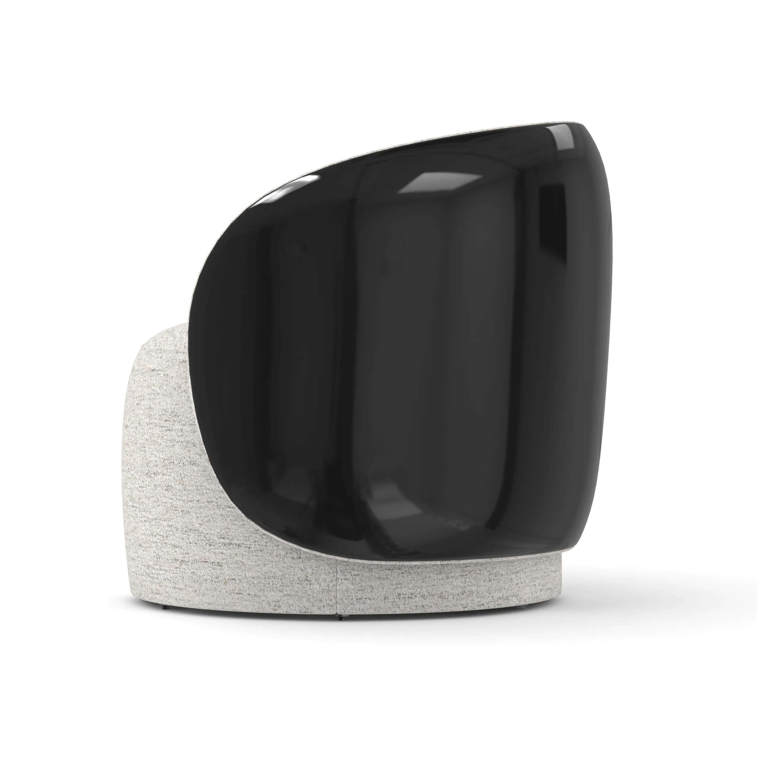 Caracole Upholstery Cuff Swivel Chair - Image 2
