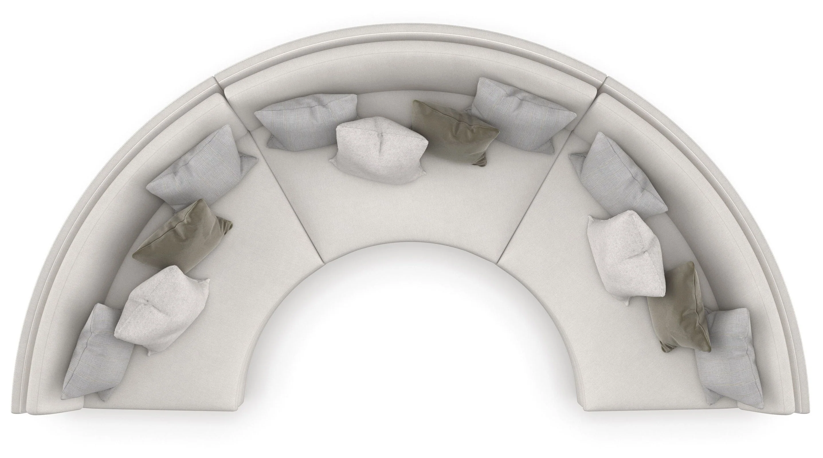 Caracole Upholstery Deep Retreat U-Shaped Sectional - Image 10