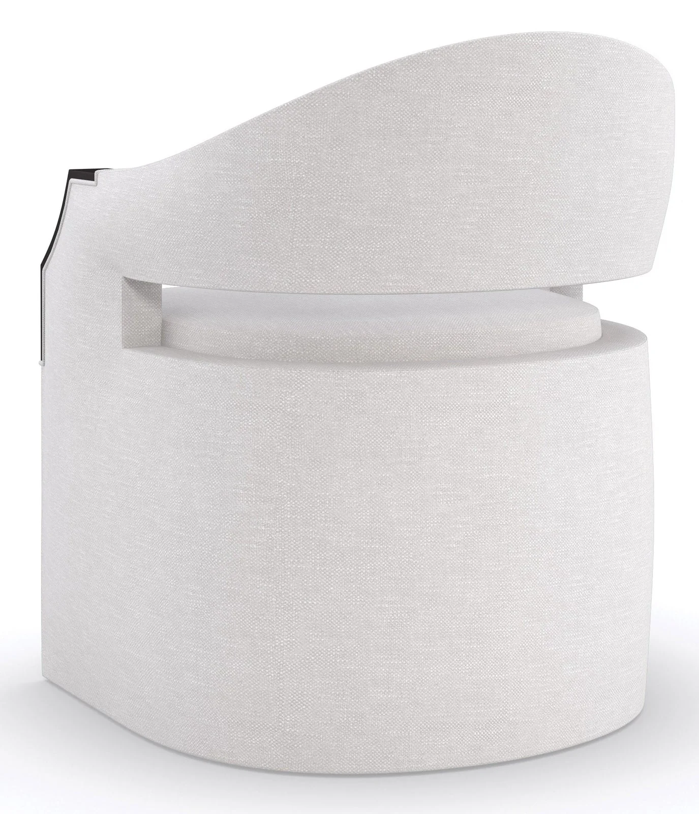 Caracole Upholstery Dinner Roll Chair INV - Image 9
