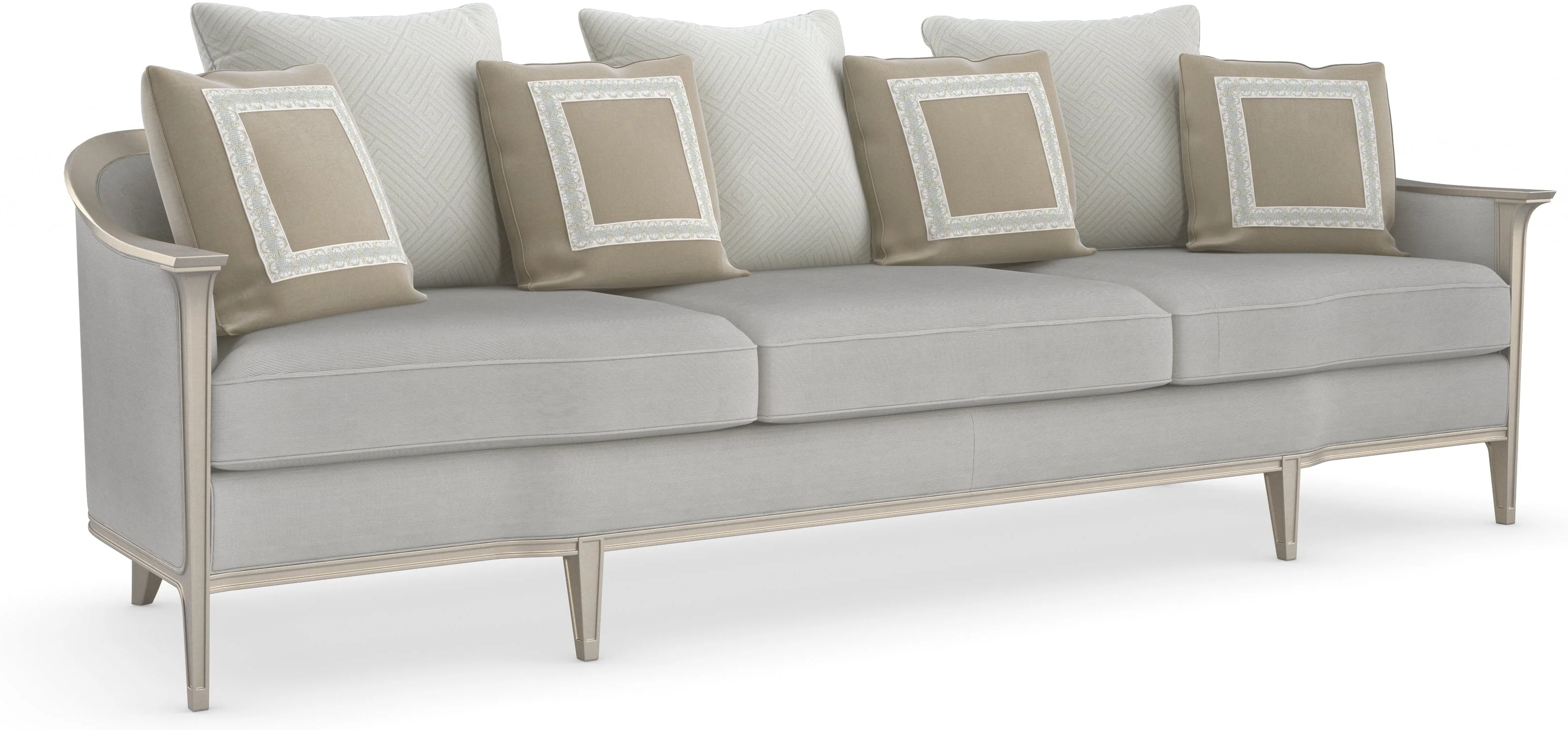 Caracole Upholstery Eaves Drop Sofa 110 - Image 3