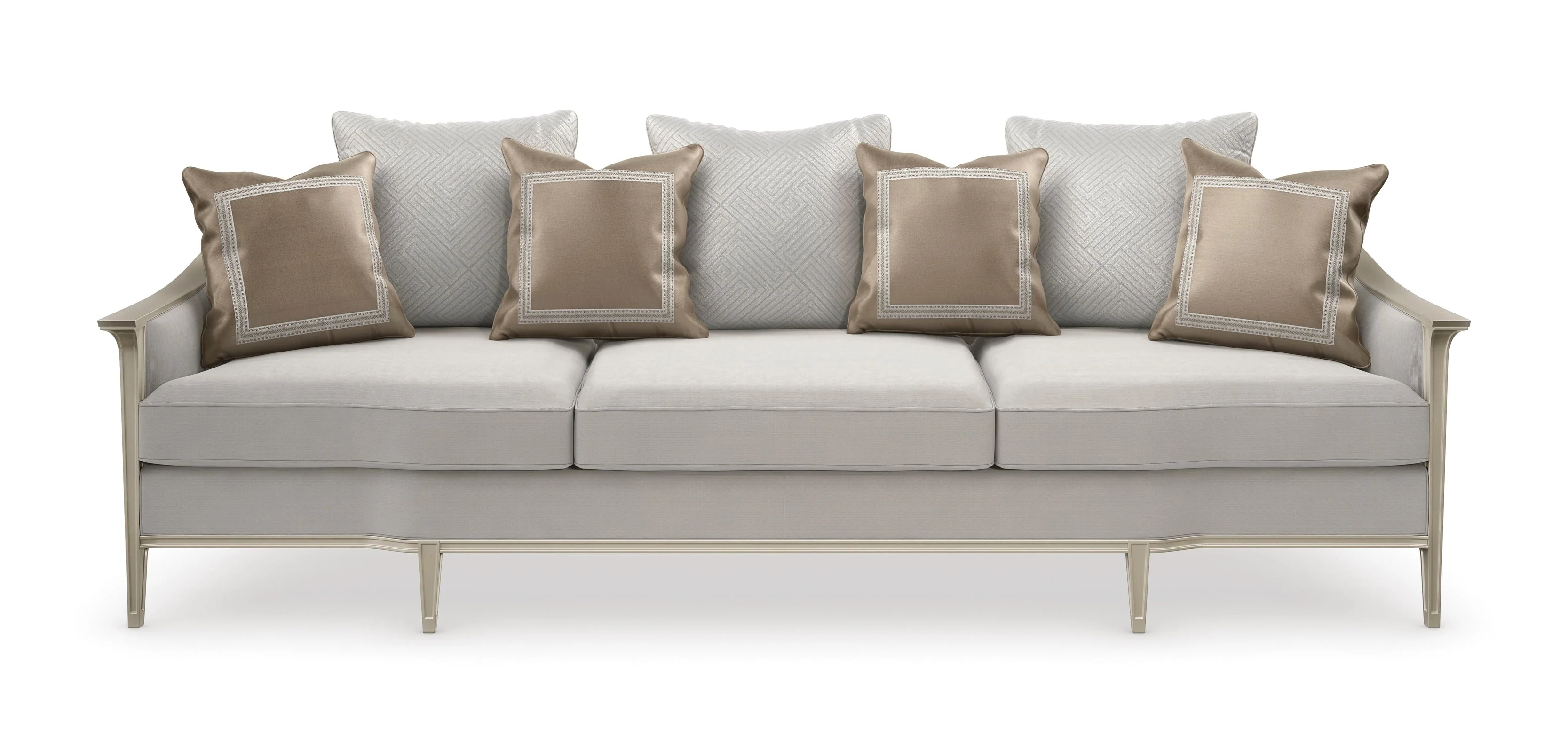 Caracole Upholstery Eaves Drop Sofa 110 - Image 7