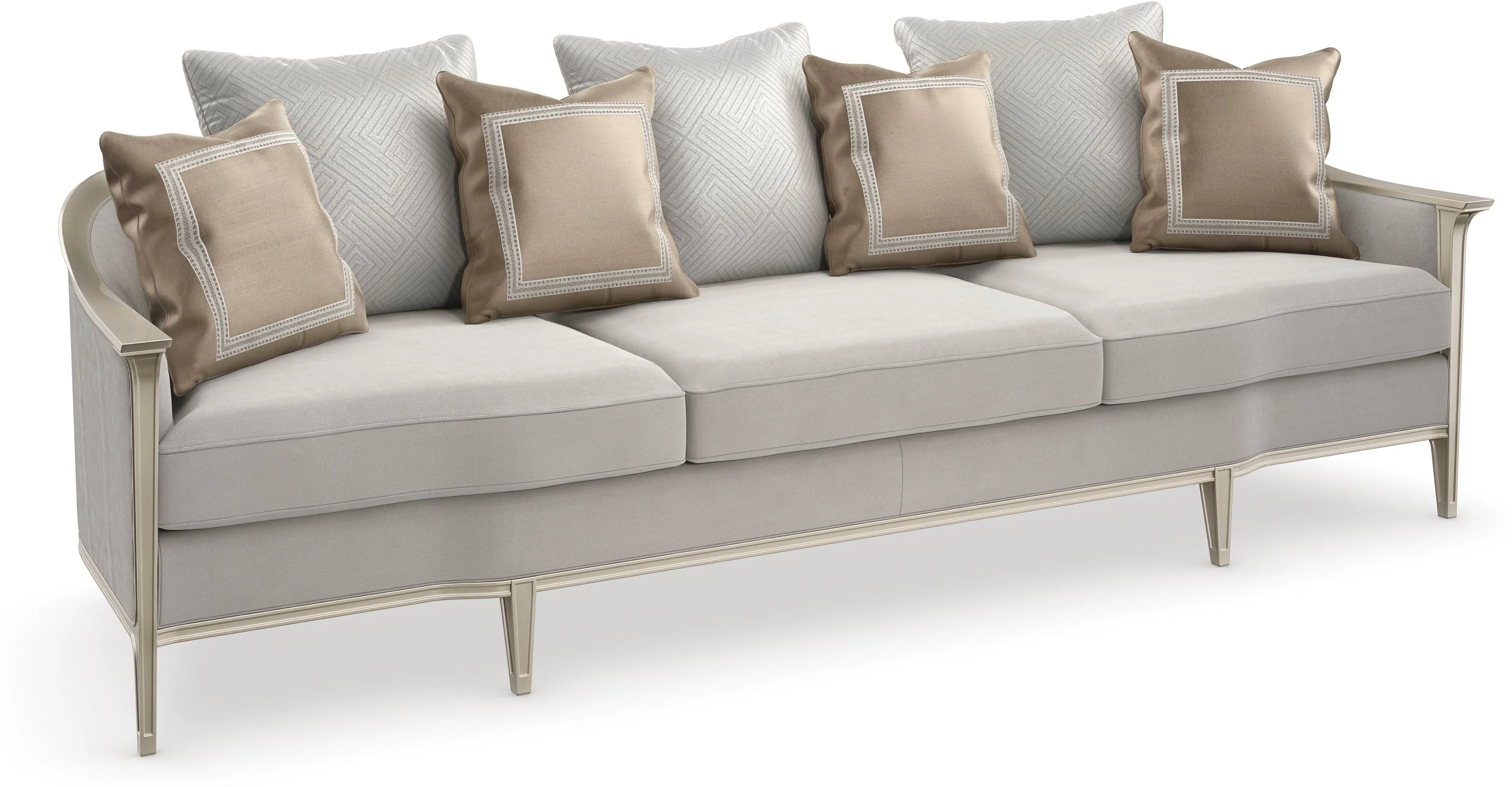Caracole Upholstery Eaves Drop Sofa 110 - Image 8