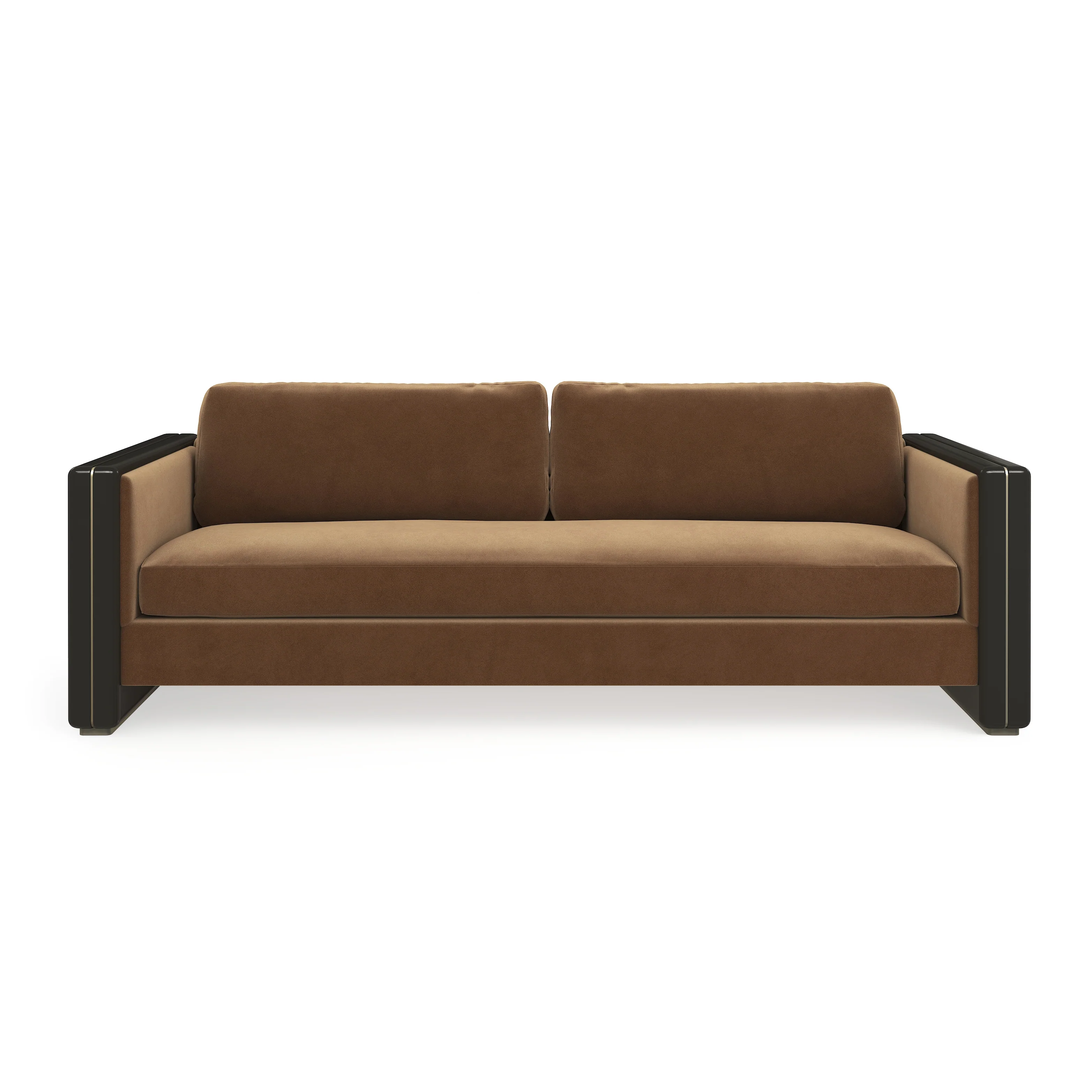 Caracole Upholstery Gelee Sofa - Chocolate - Image 3