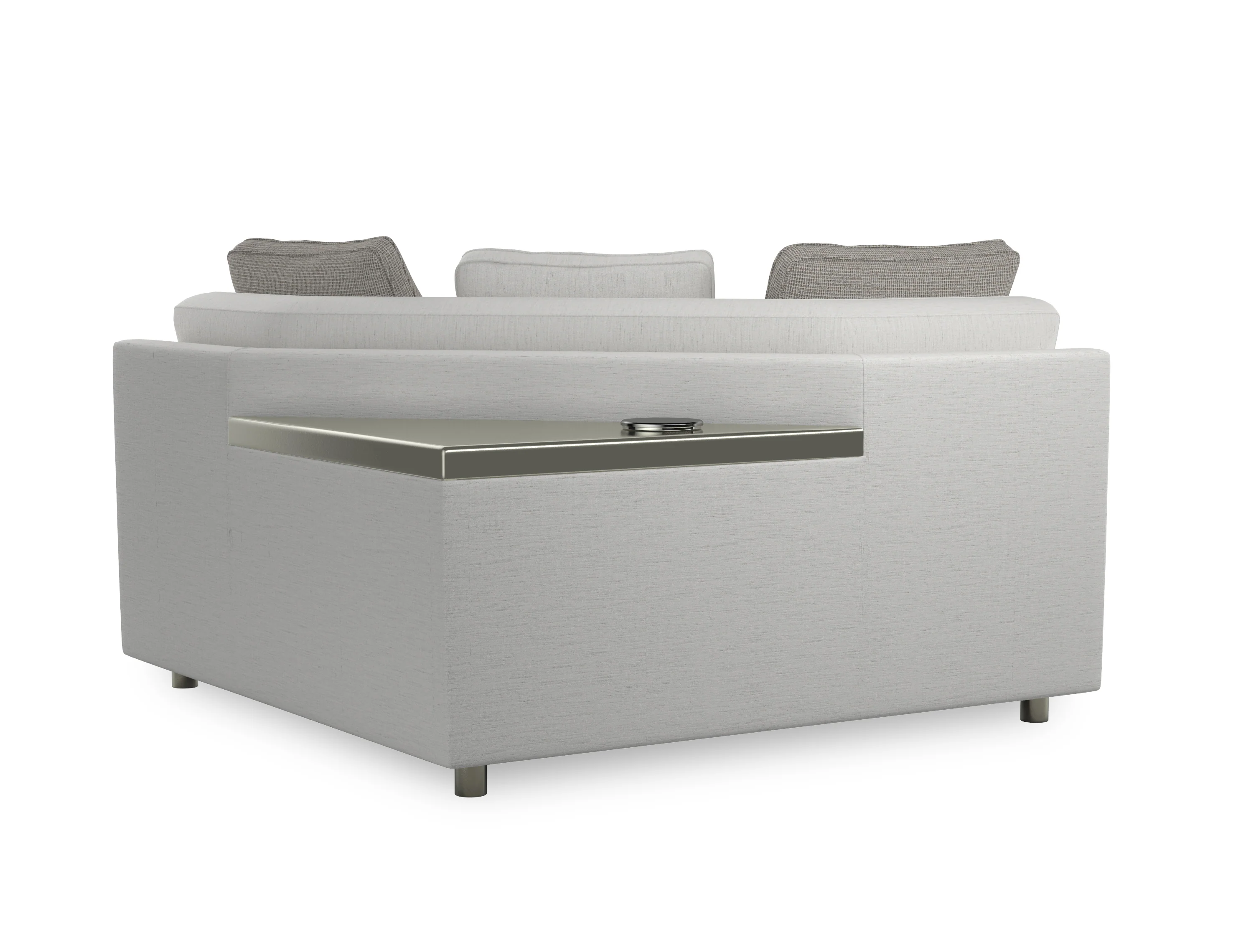 Caracole Upholstery I'M Shelf-Ish Corner Sofa - Image 3