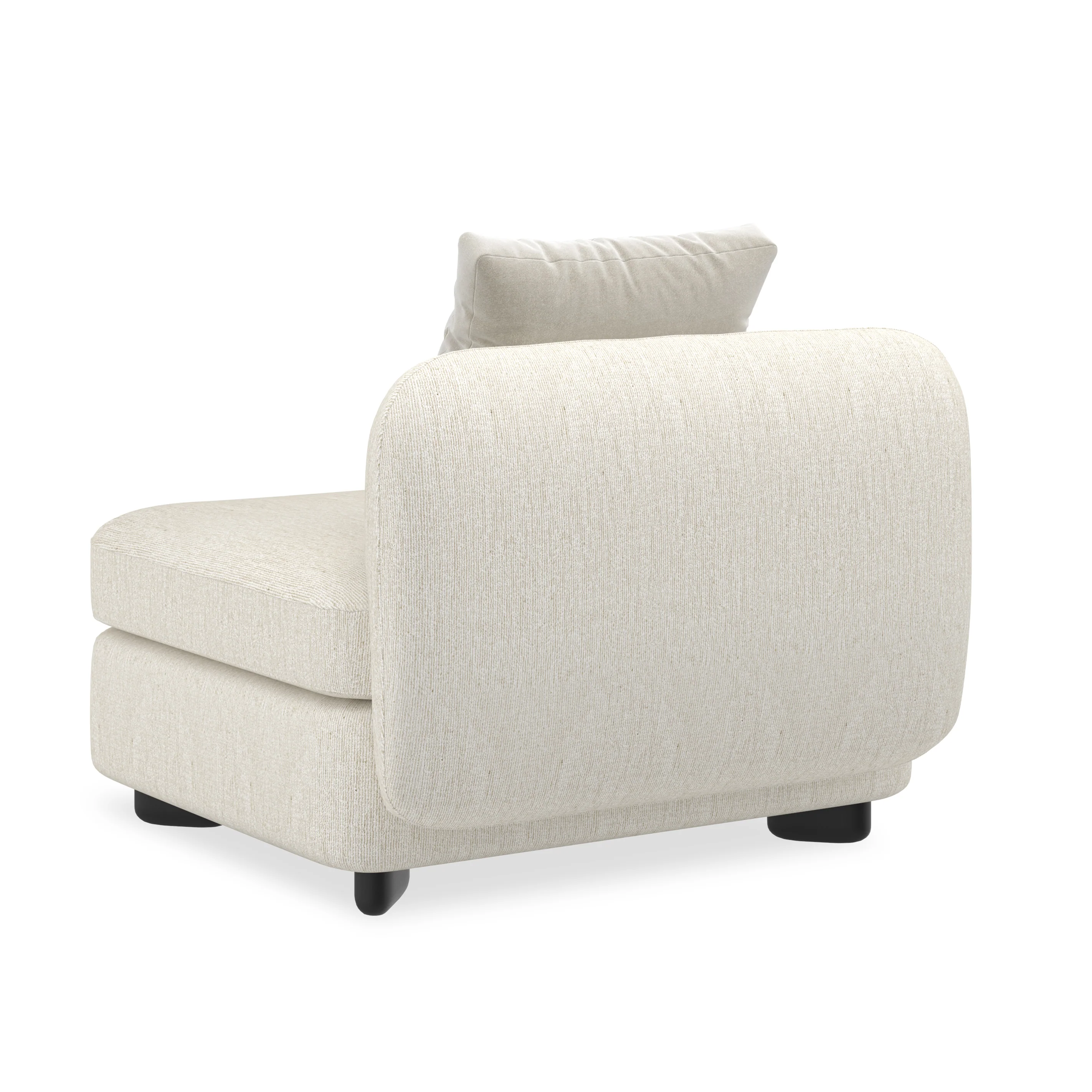 Caracole Upholstery Lumi Armless Chair - Image 2