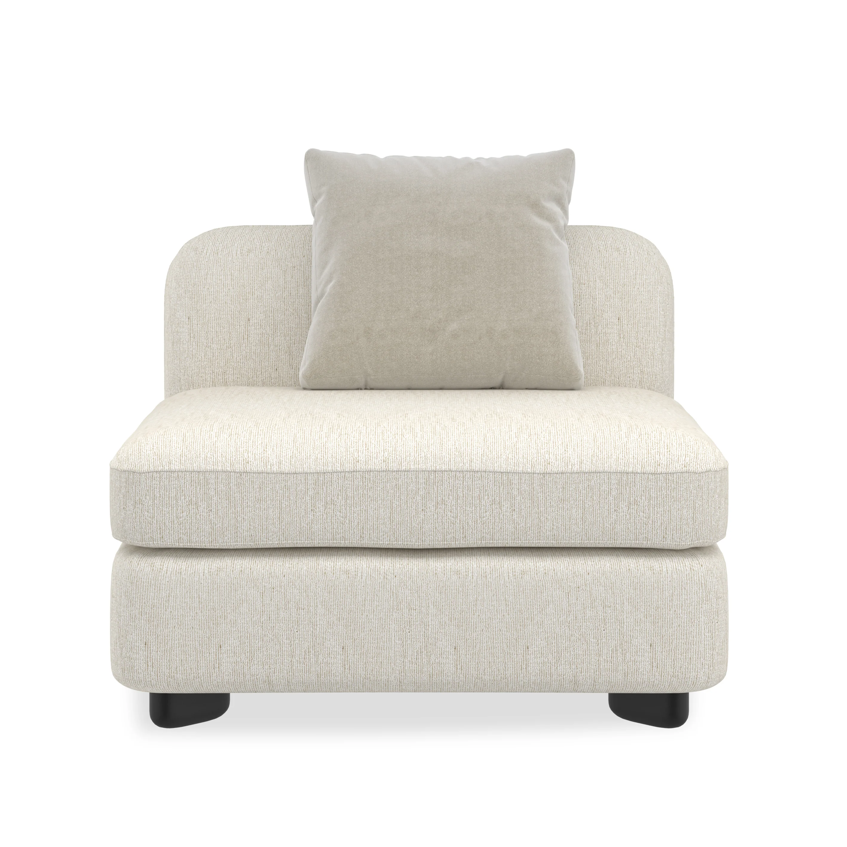 Caracole Upholstery Lumi Armless Chair - Image 4