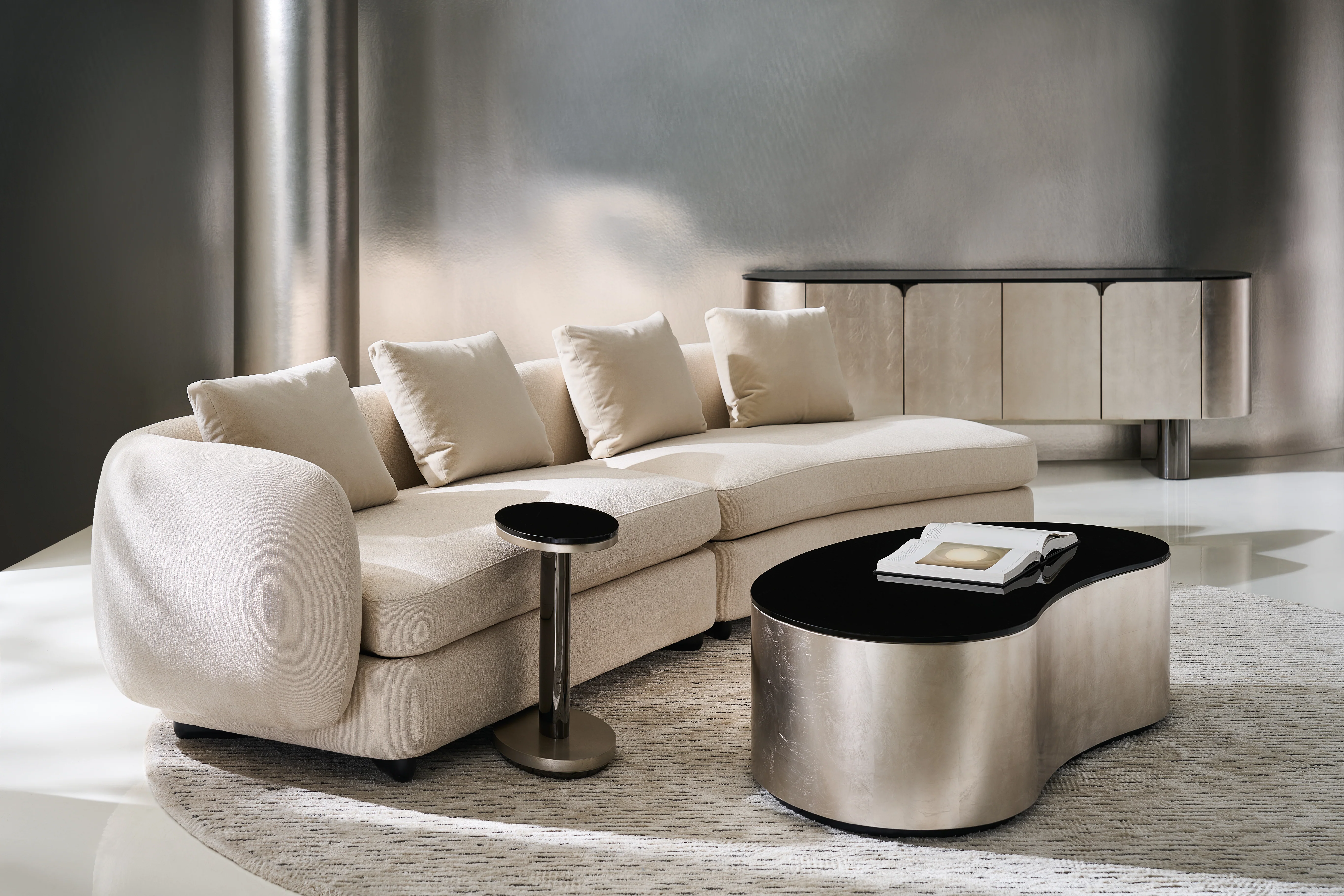 Caracole Upholstery Lumi Loveseat - Image 10
