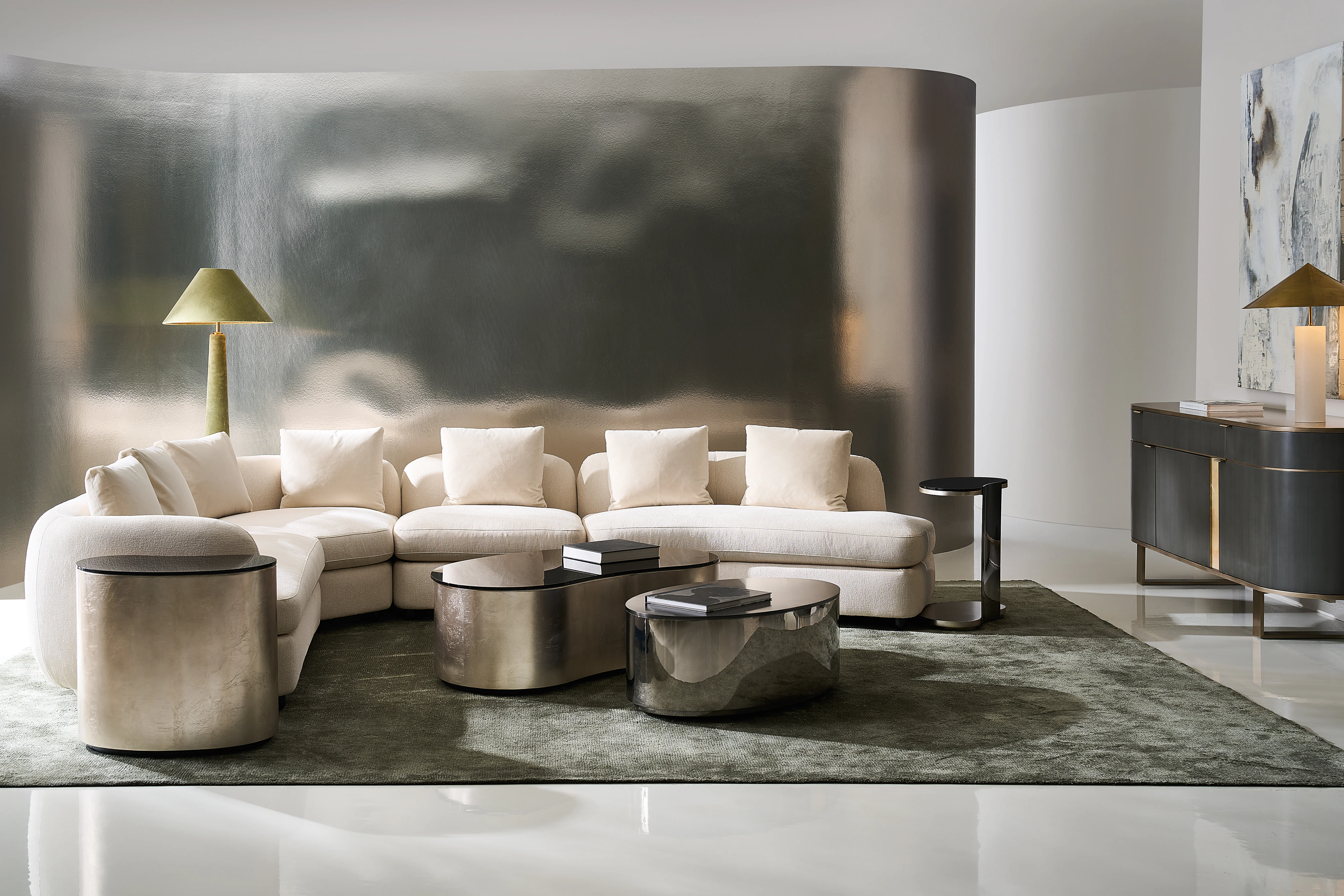 Caracole Upholstery Lumi Loveseat - Image 11