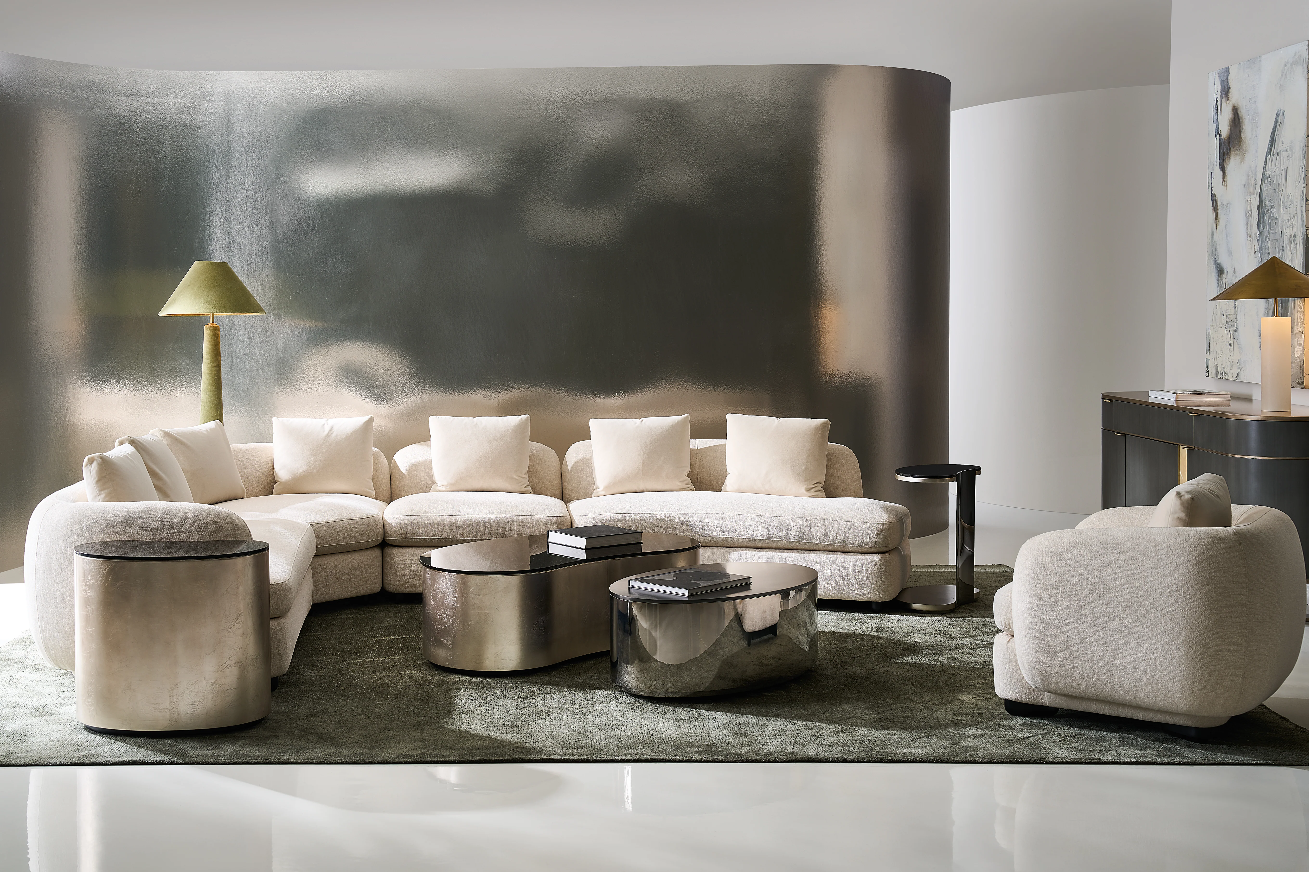 Caracole Upholstery Lumi Loveseat - Image 12