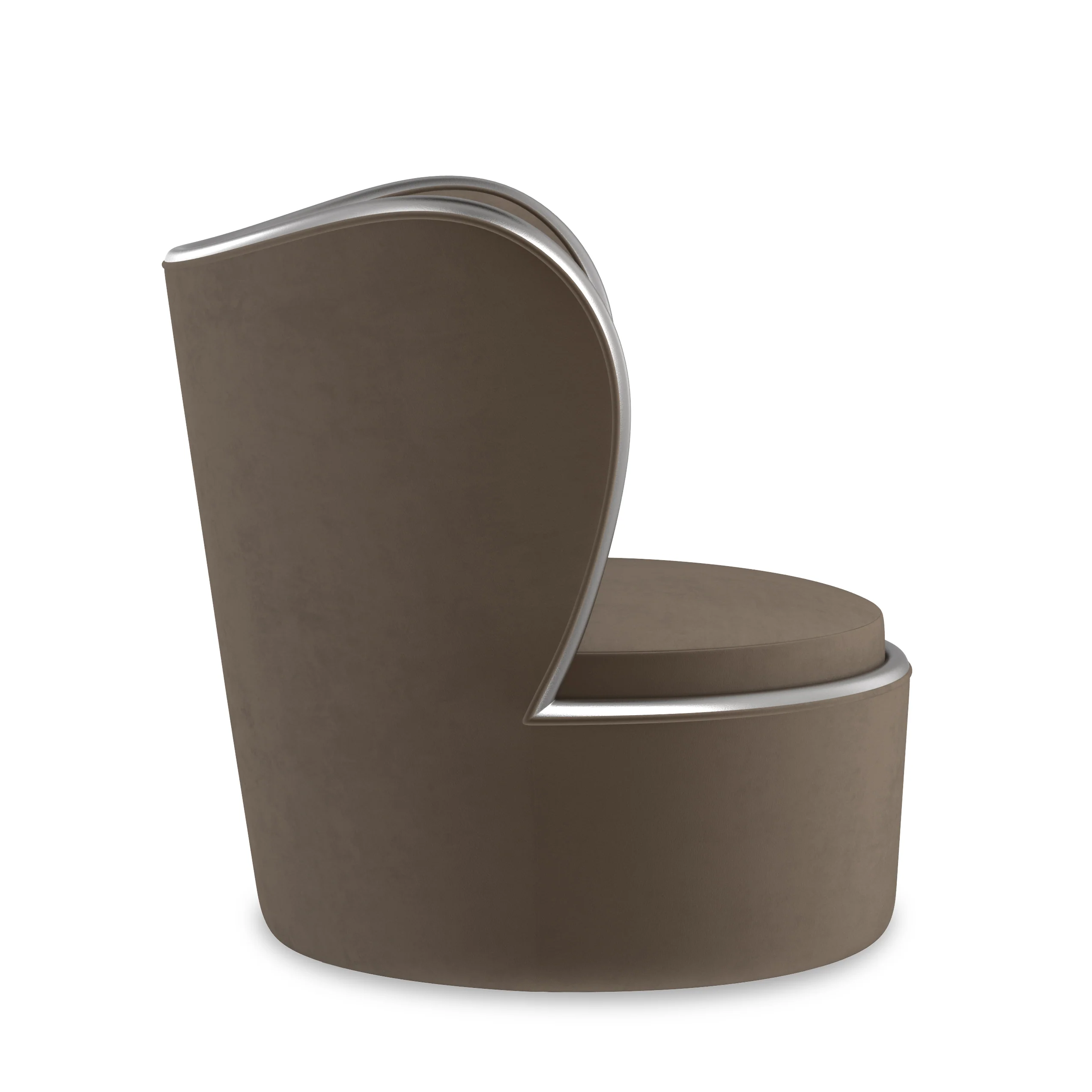 Caracole Upholstery Mariposa Swivel Chair INV - Image 4