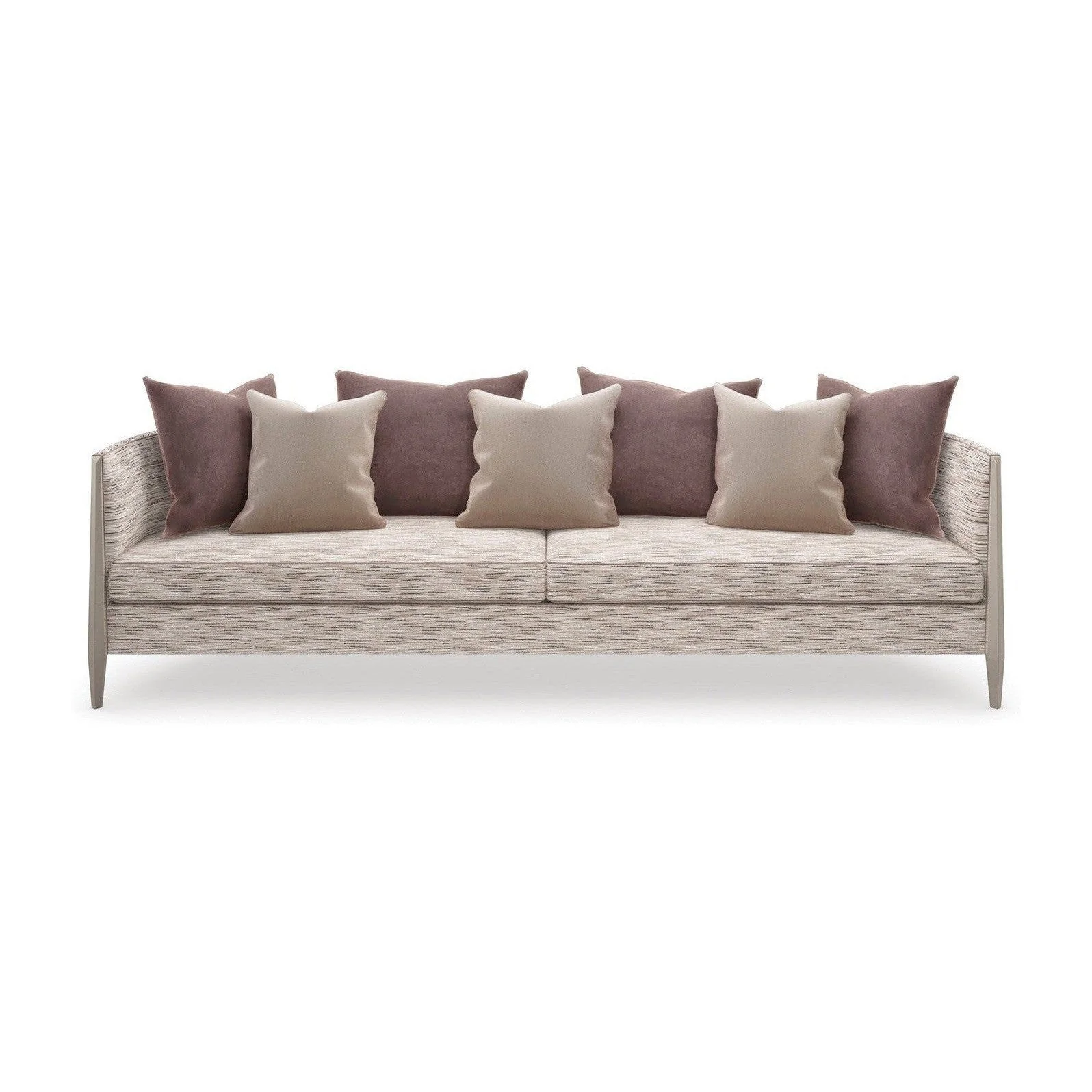 Caracole Upholstery Piping Hot Sofa 110" - Image 4
