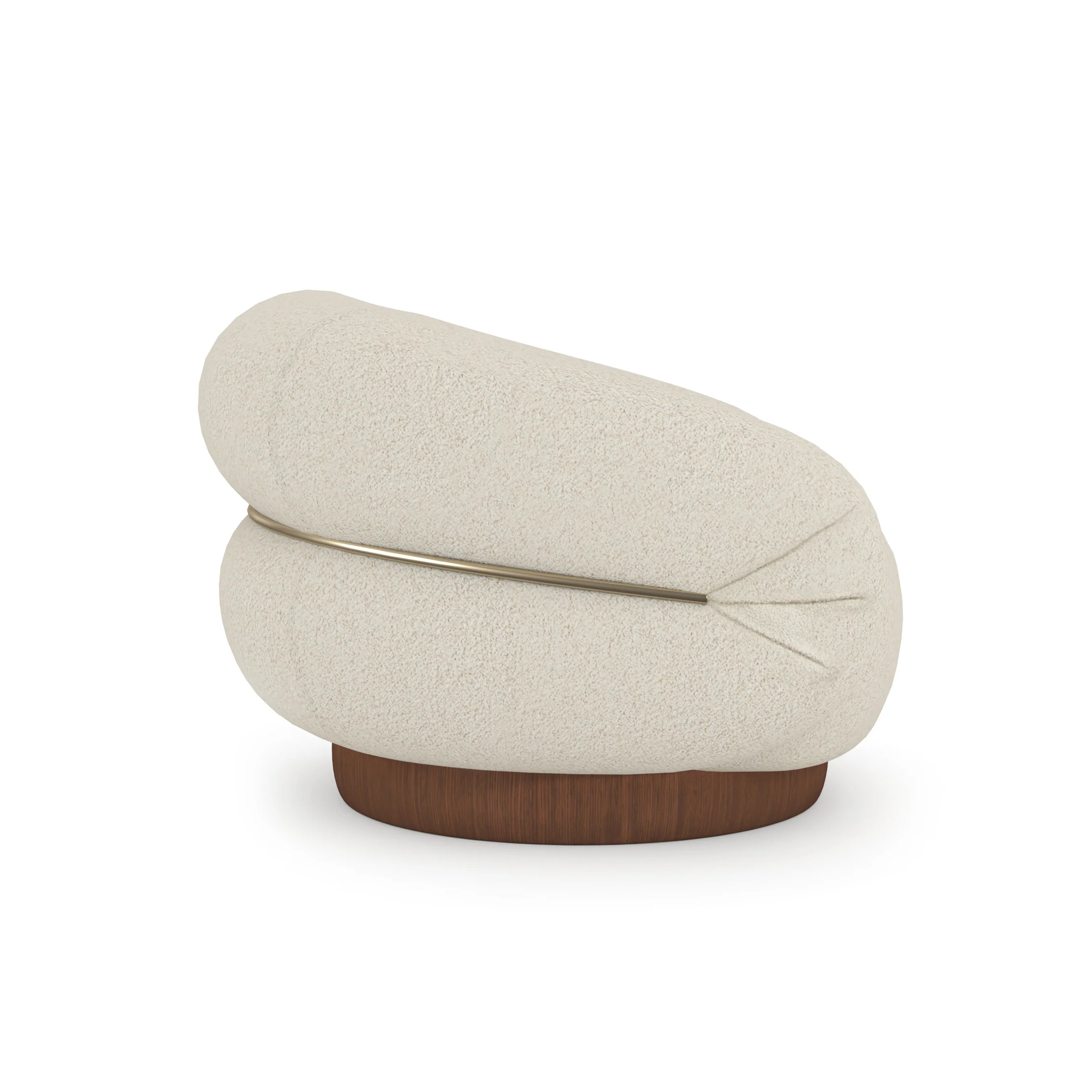 Caracole Upholstery Smoosh Swivel Chair - Image 2