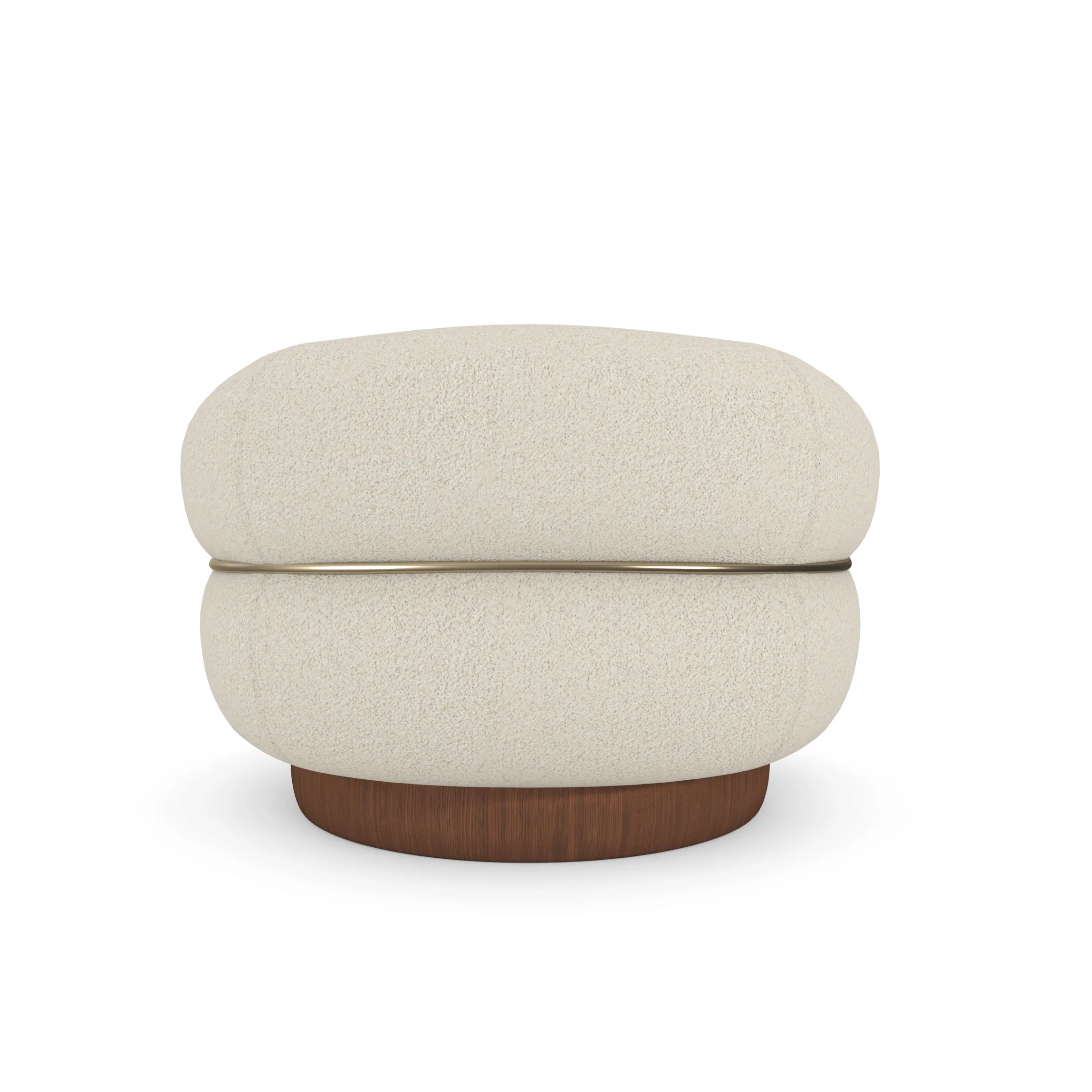 Caracole Upholstery Smoosh Swivel Chair - Image 4