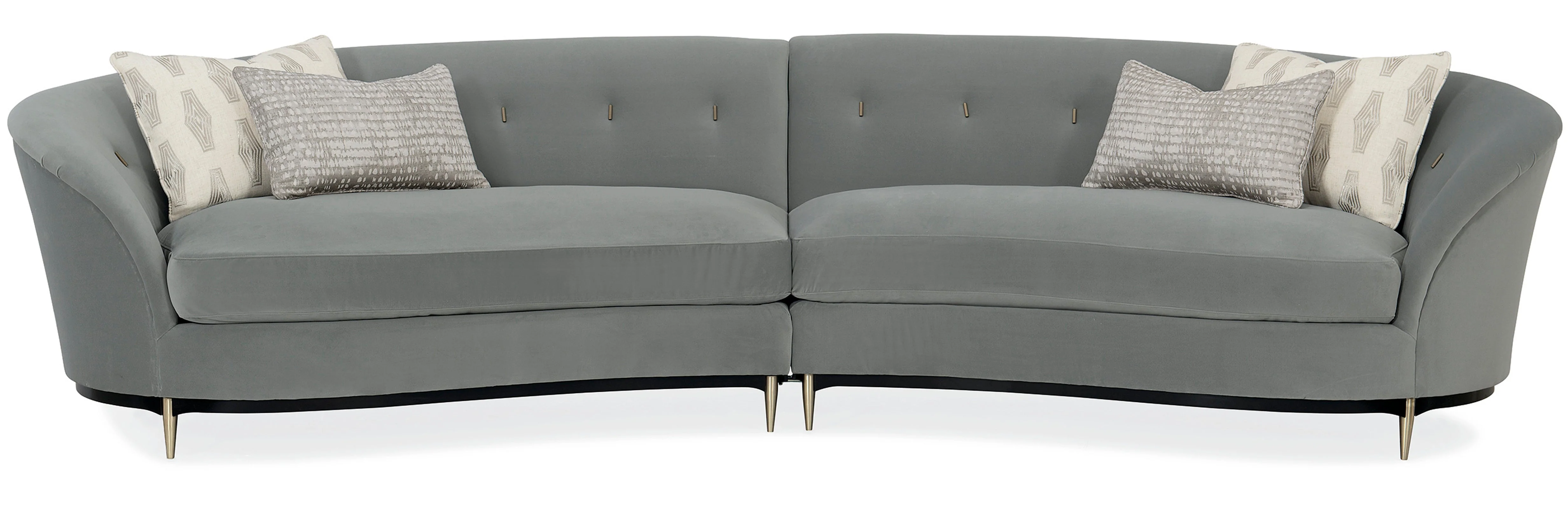 Caracole Upholstery Threes Company 2PC Sectional Open Box Item - Image 3