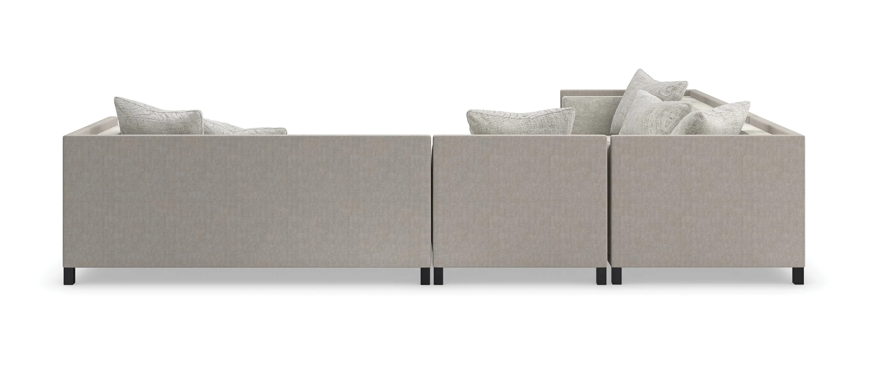 Caracole Upholstery Tuxedo 4 PC Sectional - Image 34