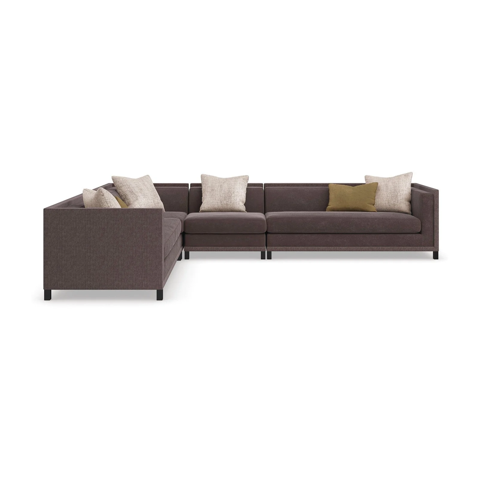 Caracole Upholstery Tuxedo 4 PC Sectional - Image 5