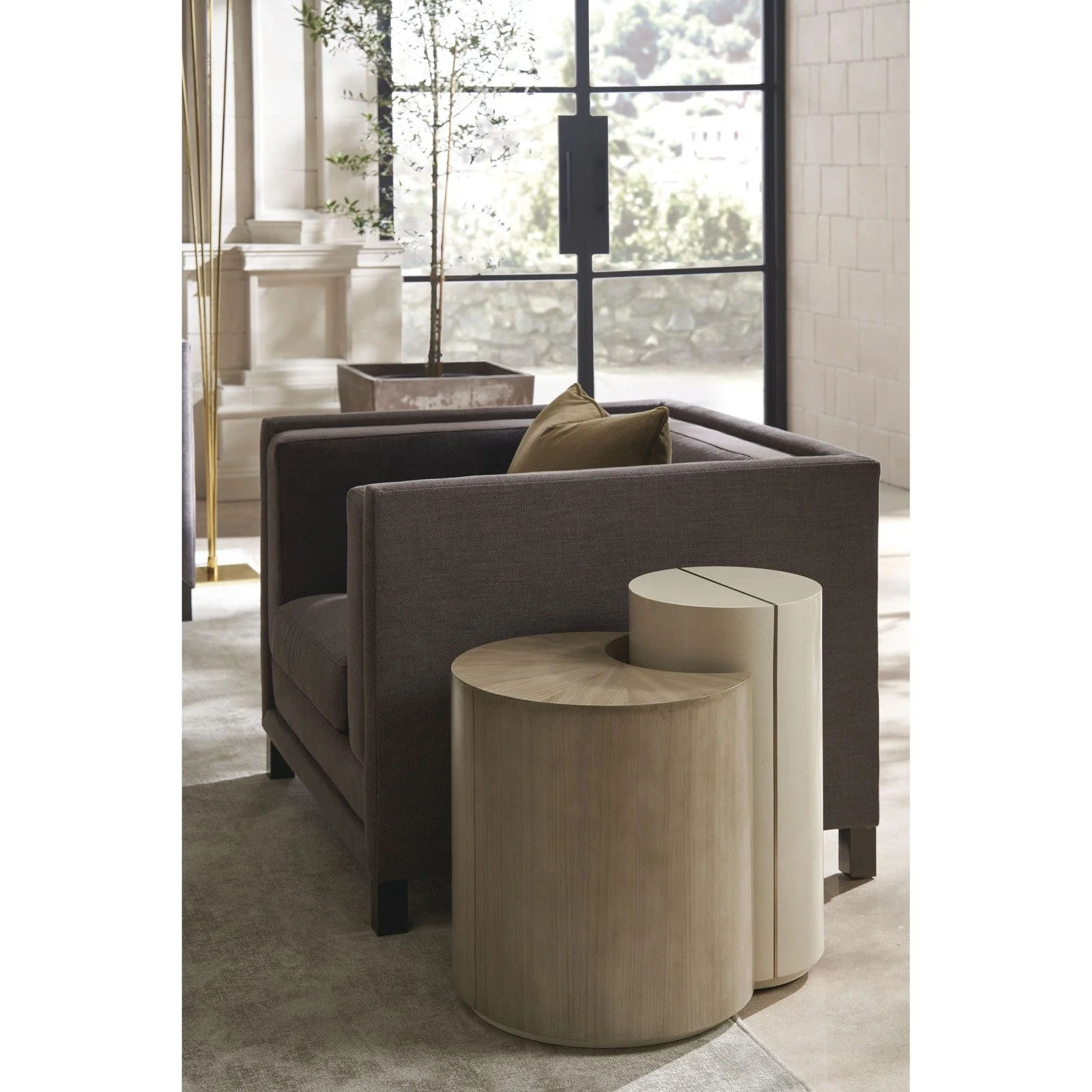 Caracole Upholstery Tuxedo Chair - Image 2