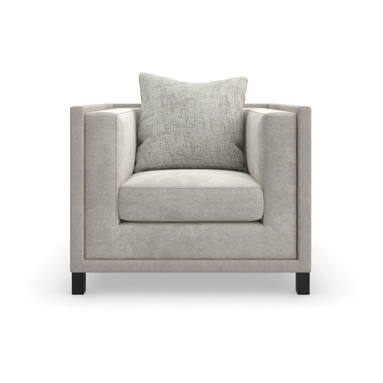 Caracole Upholstery Tuxedo Chair B - Image 2