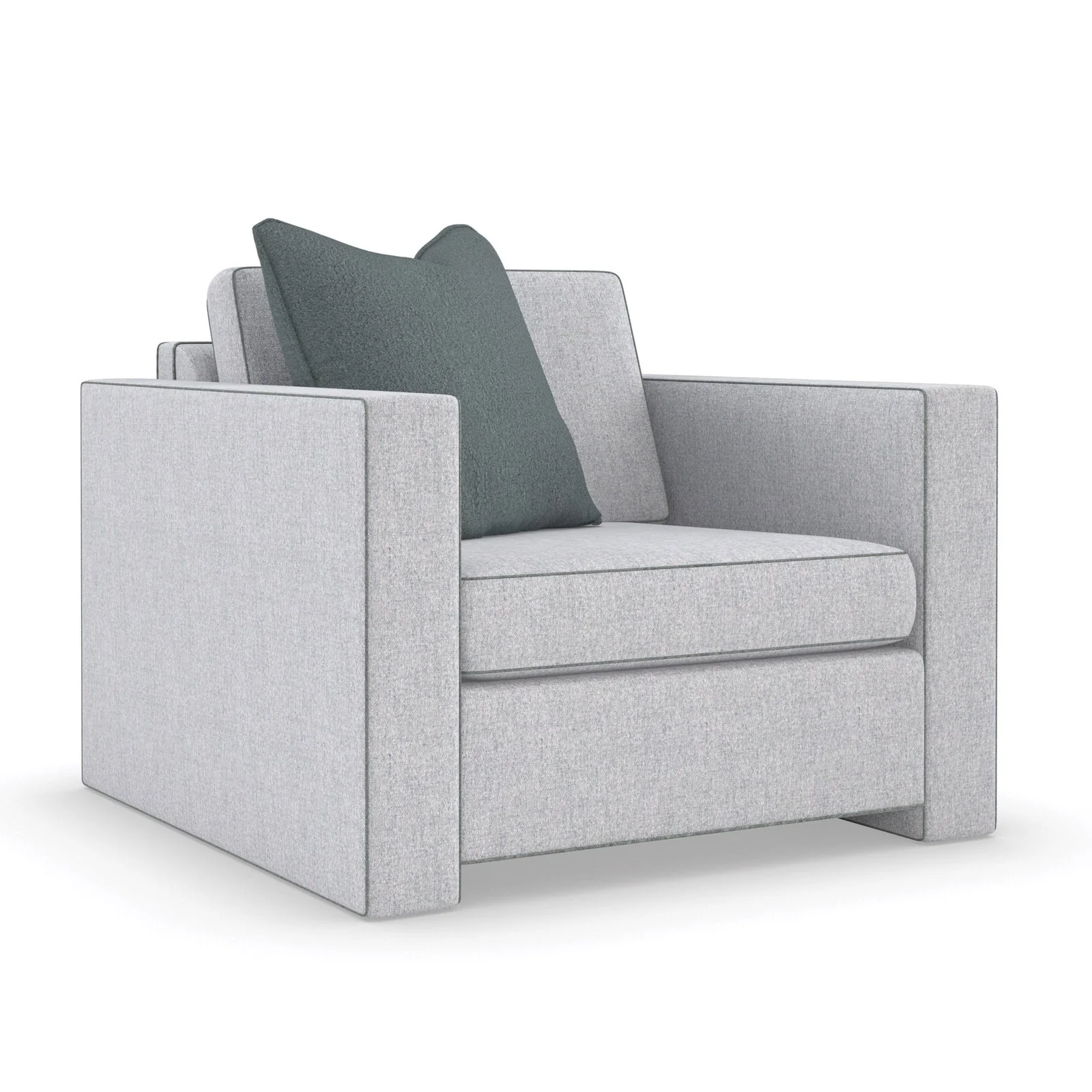 Caracole Upholstery Welt Played Accent Chair - Image 12
