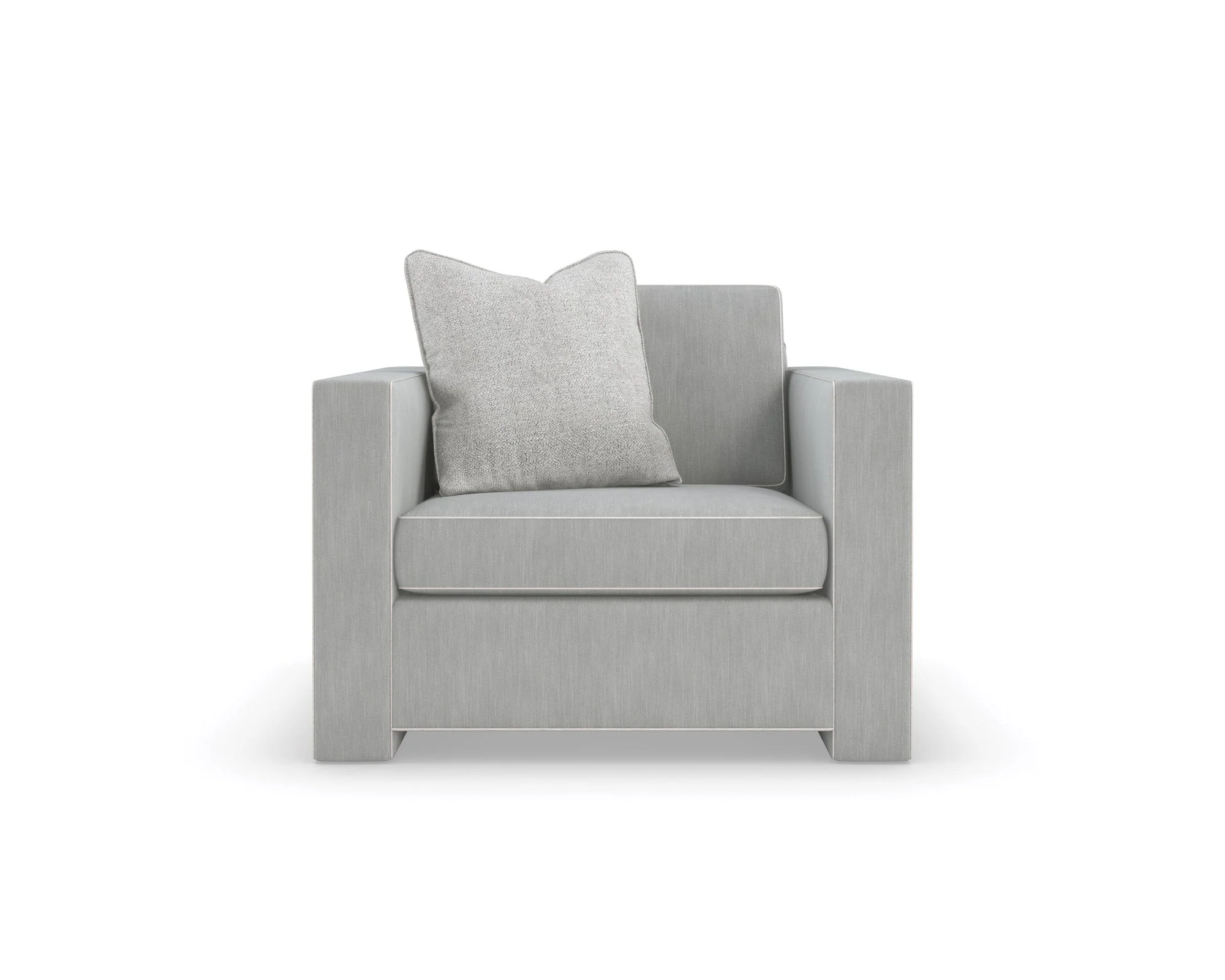Caracole Upholstery Welt Played Accent Chair - Image 4