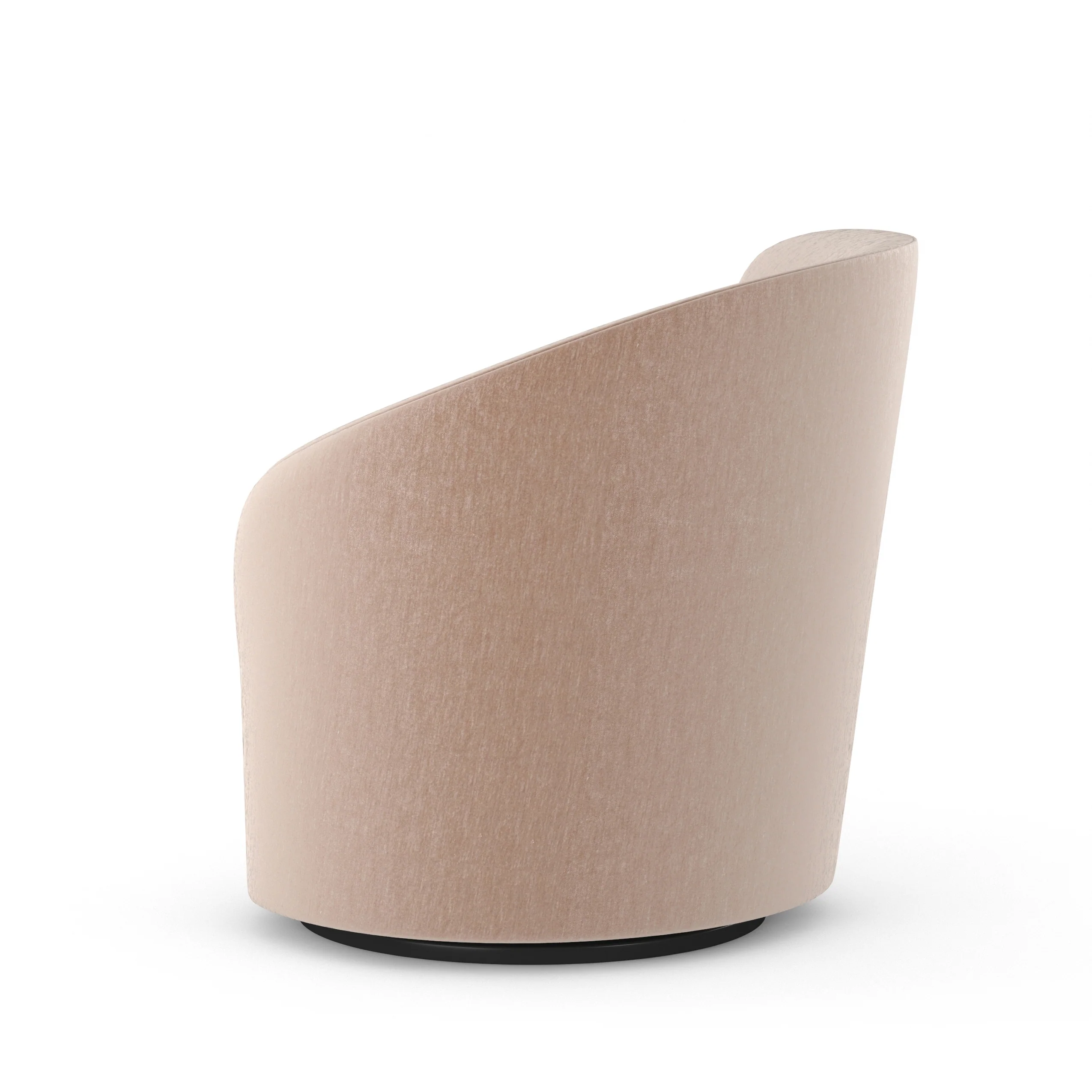 Caracole Upholstery Whorl Raf Swivel Chair - Image 3