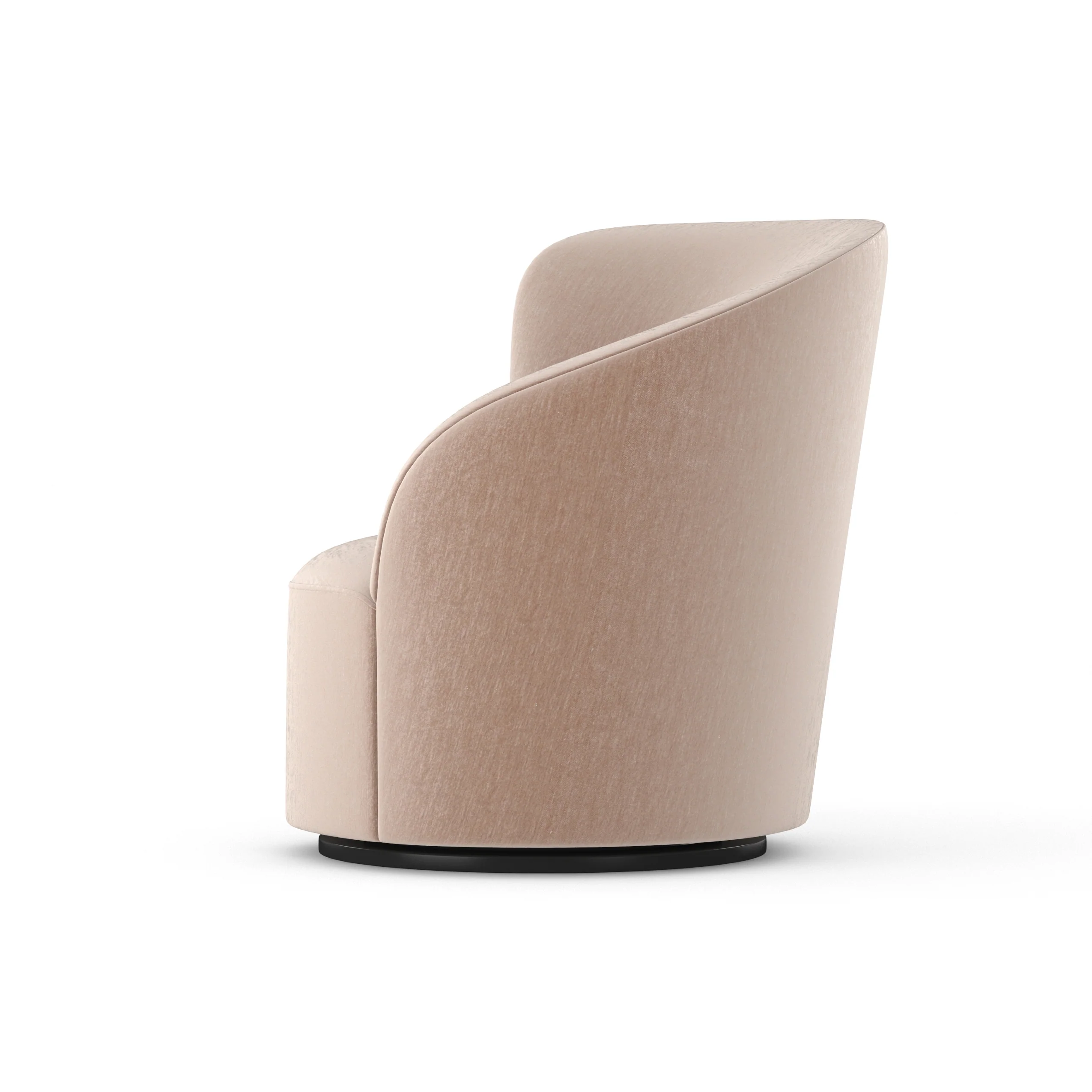 Caracole Upholstery Whorl Raf Swivel Chair - Image 4