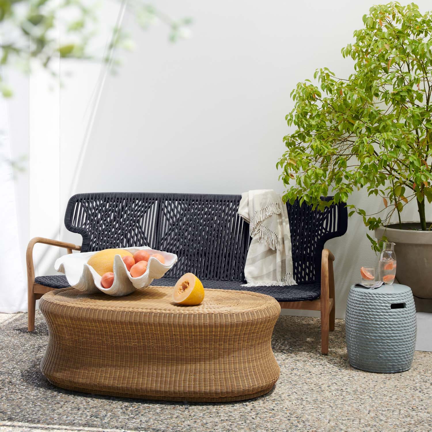 Cecil Outdoor Coffee Table - Image 2
