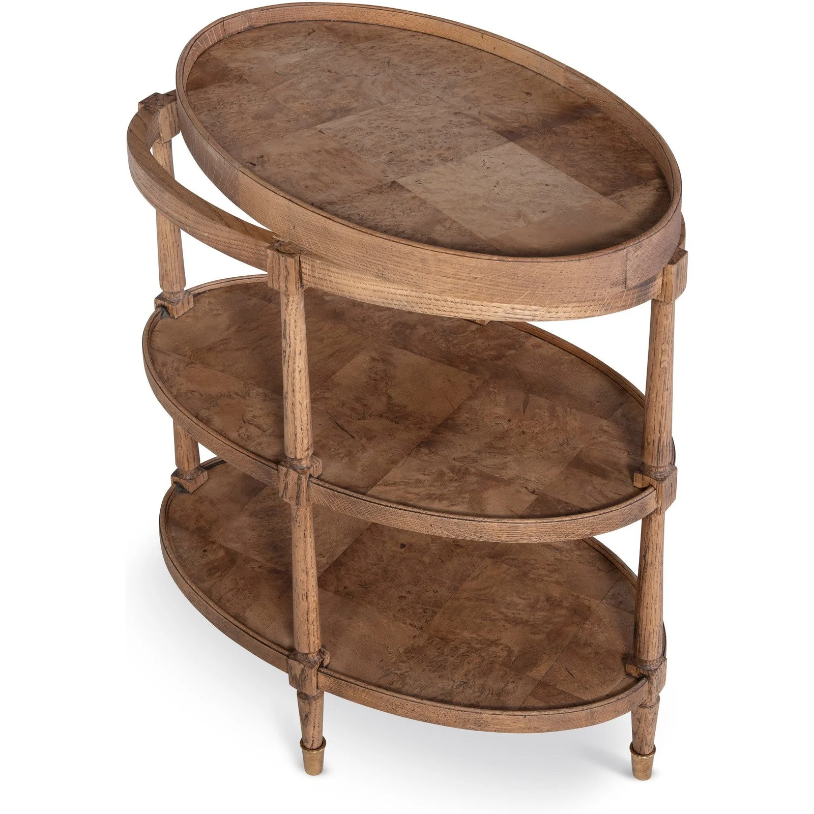 Century Furniture Andrews Chairside Table - Weathered - Image 3