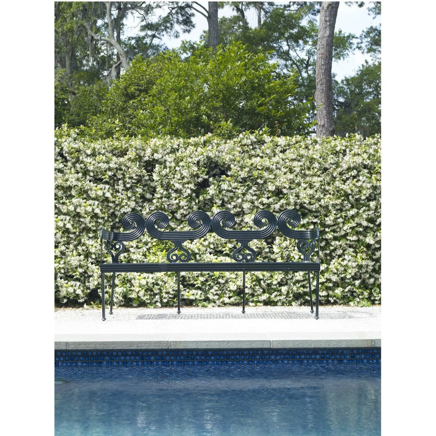 Century Furniture Augustine Scrolled Bench - Image 2