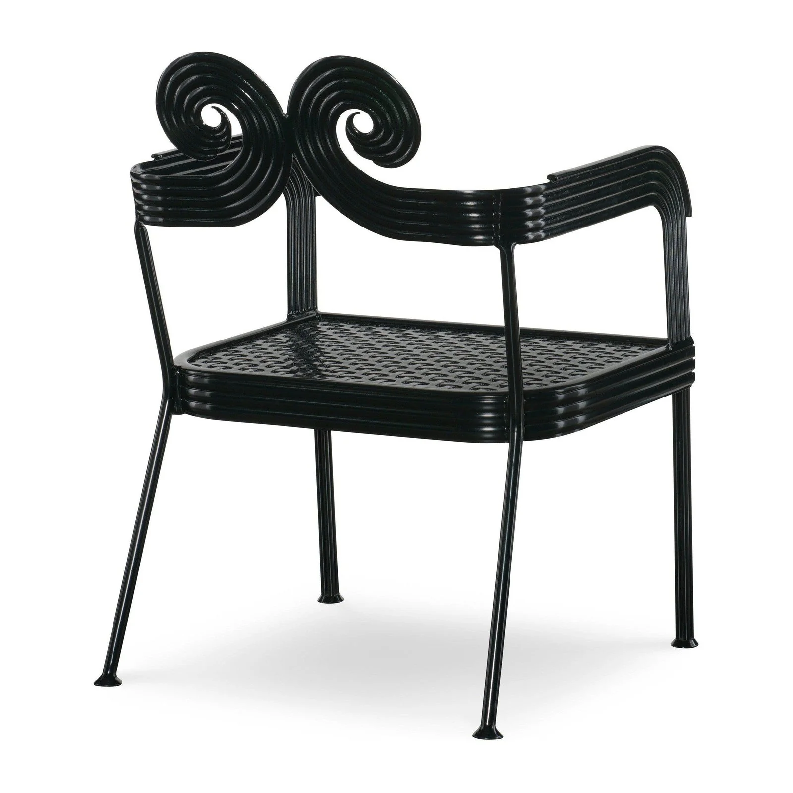 Century Furniture Augustine Scrolled Side Chair - Image 3