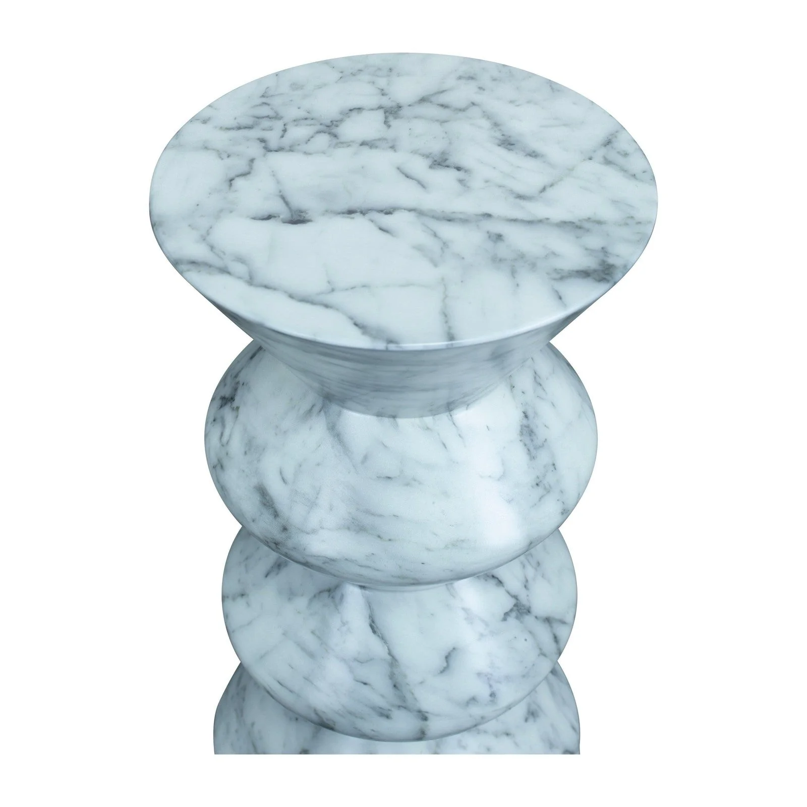 Century Furniture Cadence Faux Marble Martini Table - Image 2
